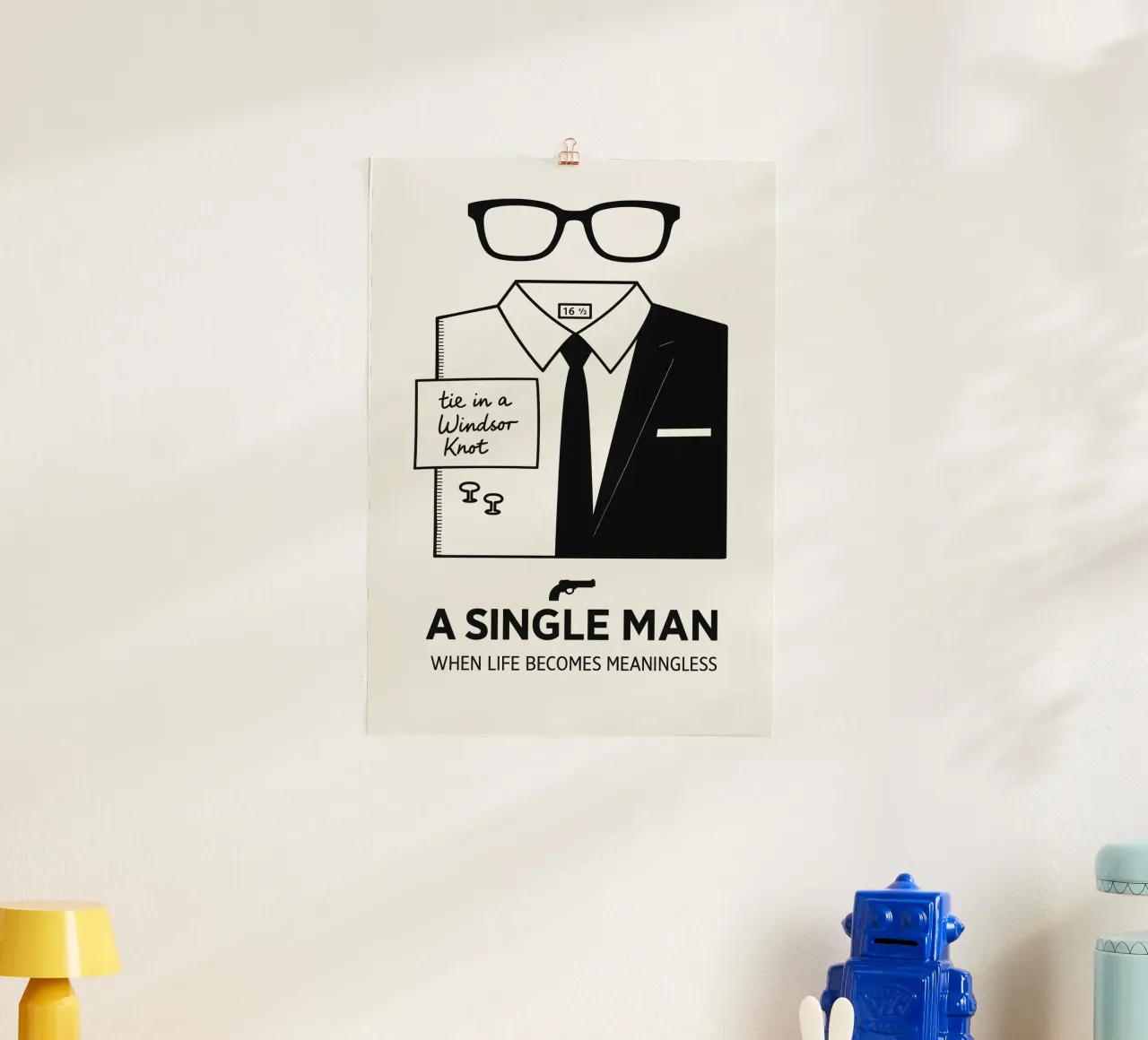 A Single Man Print carta hahnemühle da MoviesArt