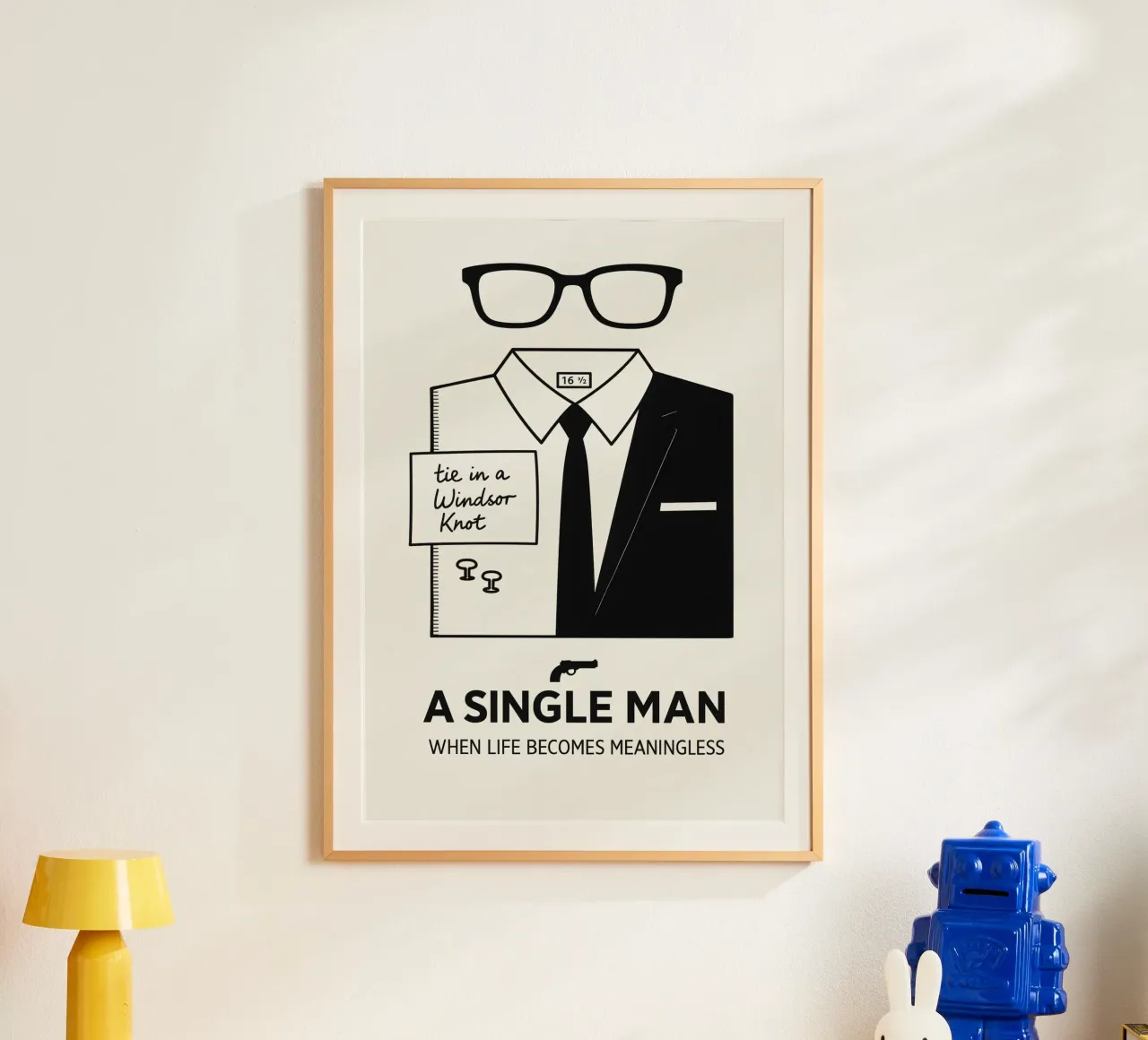 A Single Man Print carta hahnemühle da MoviesArt