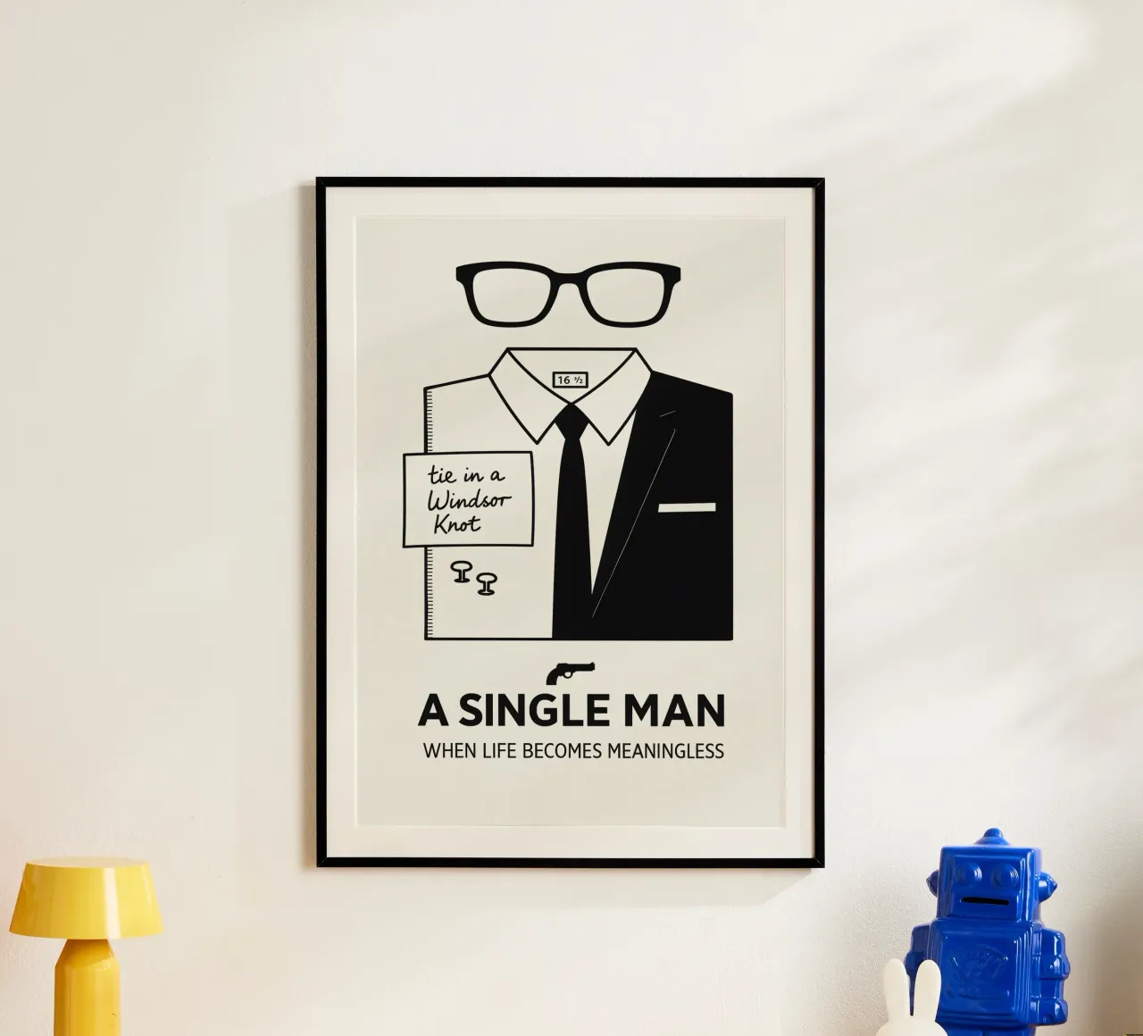 A Single Man Print carta hahnemühle da MoviesArt