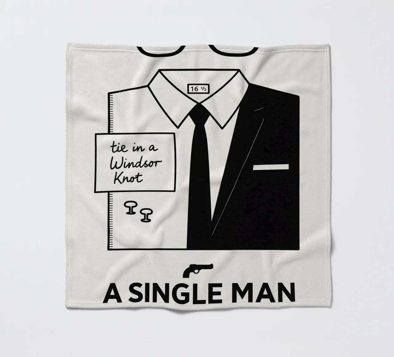 A Single Man Print manta de franela de MoviesArt