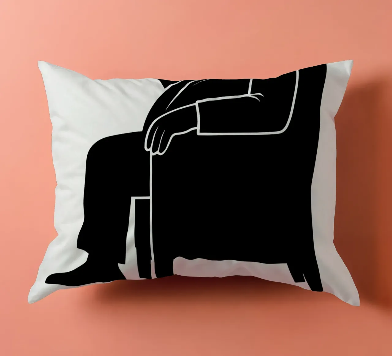 Alfred Hitchcock Print cuscino da MoviesArt