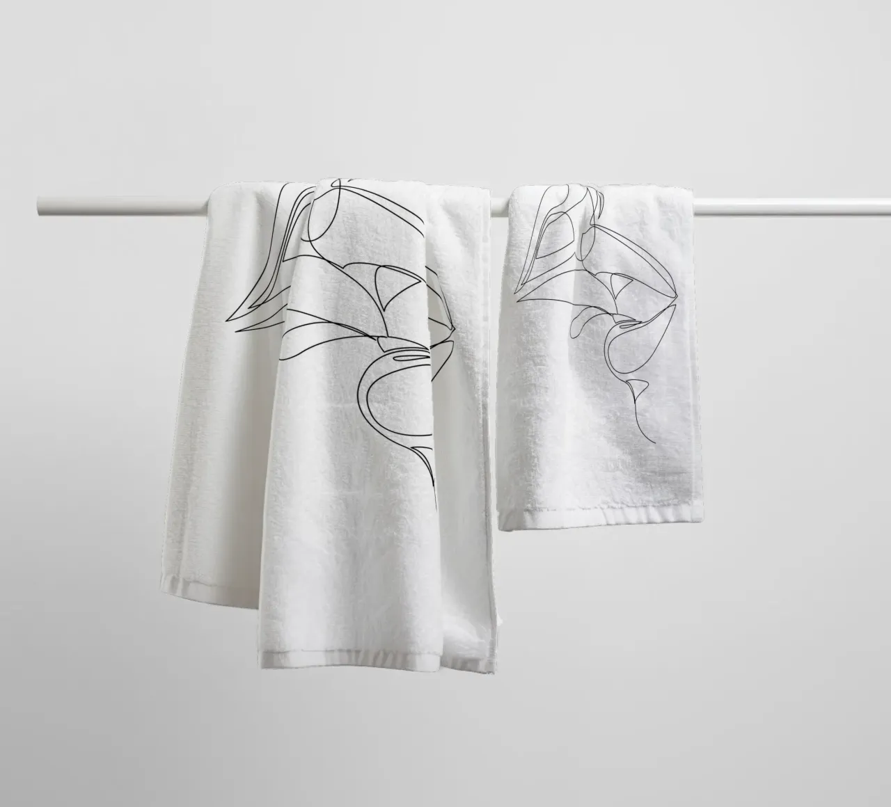 Tethered asciugamano da bagno da Addillum