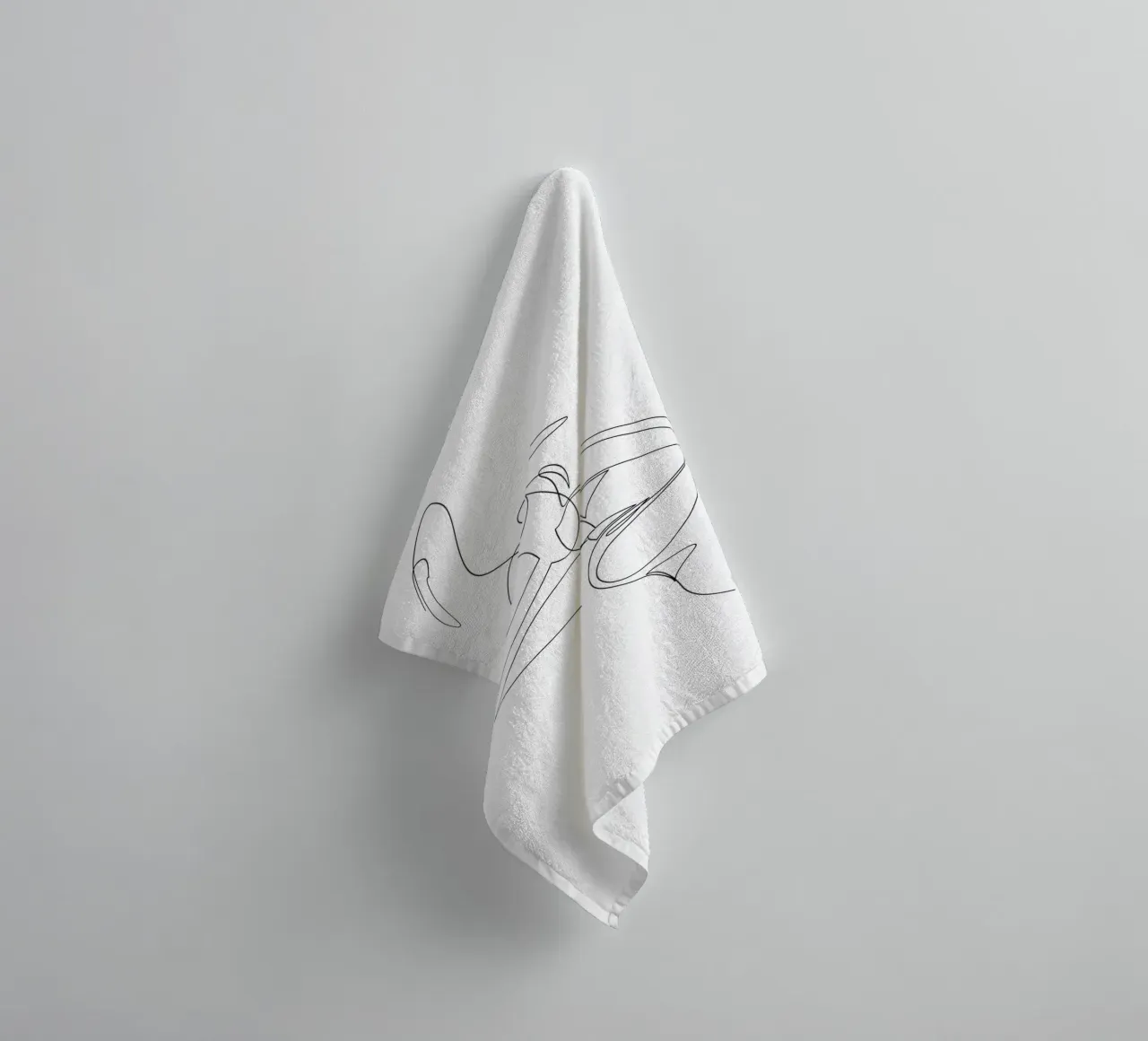 Tethered asciugamano da bagno da Addillum