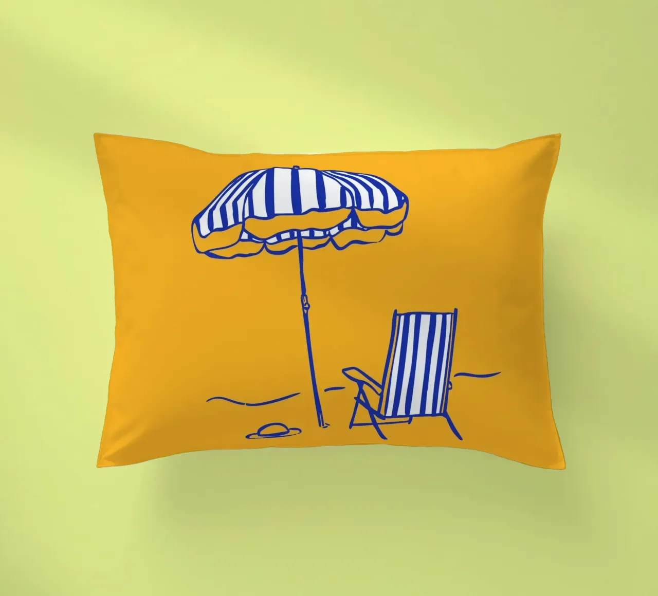 Tempo di spiaggia cuscino da modeern