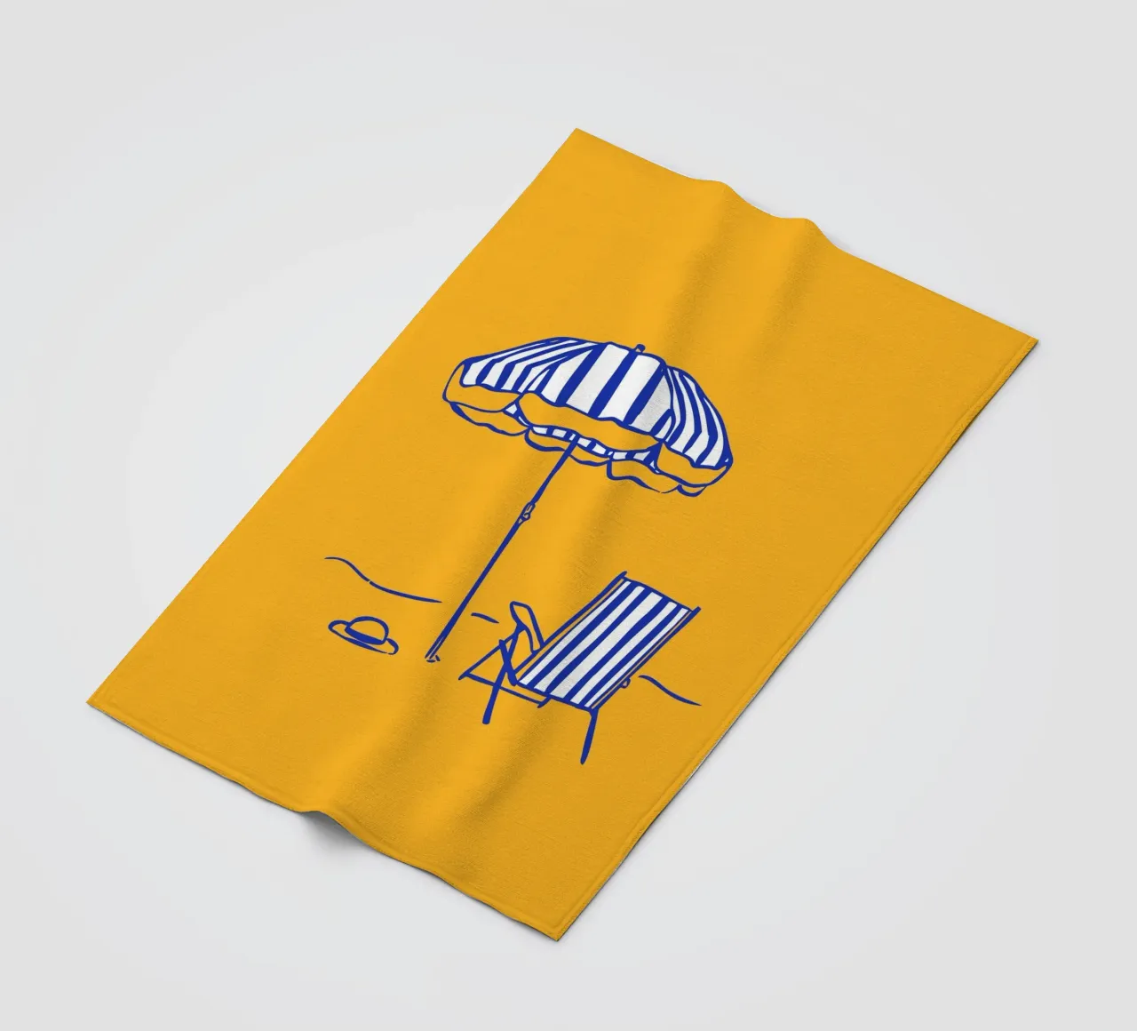 Tempo di spiaggia coperta in pile da modeern