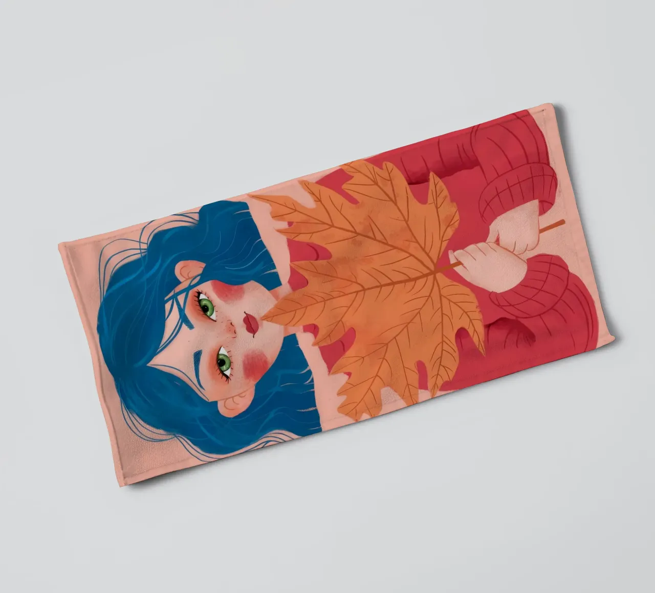Magnificent Maple Reverie towel by Aether Brush