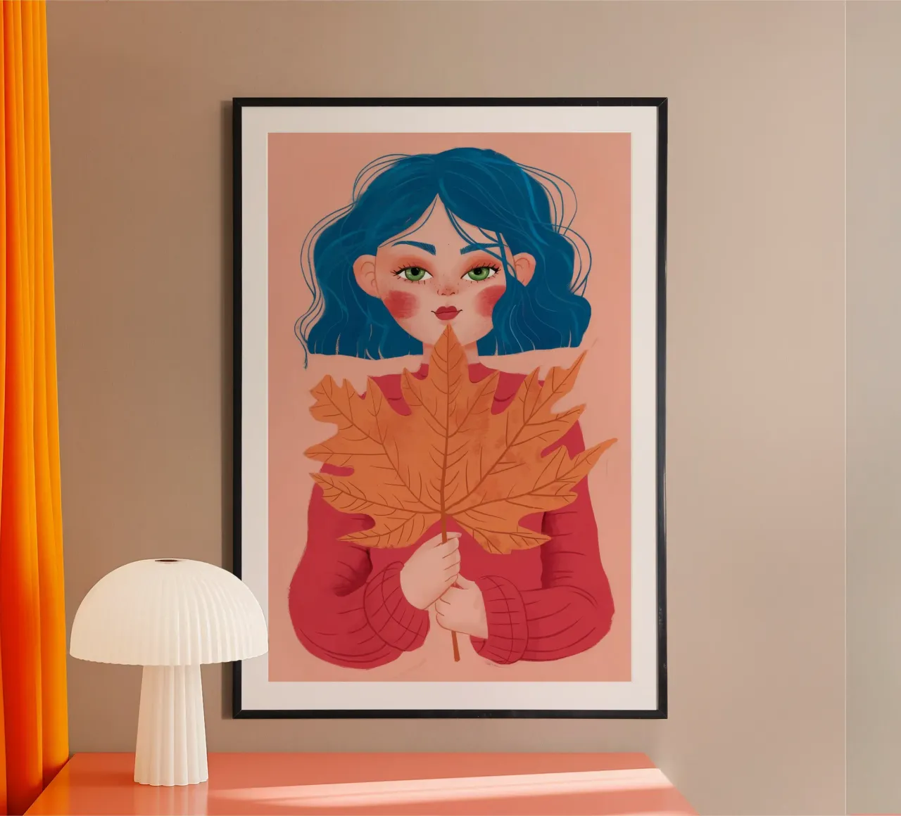 Magnifico riverbero d'acero poster con telaio in plastica da Aether Brush