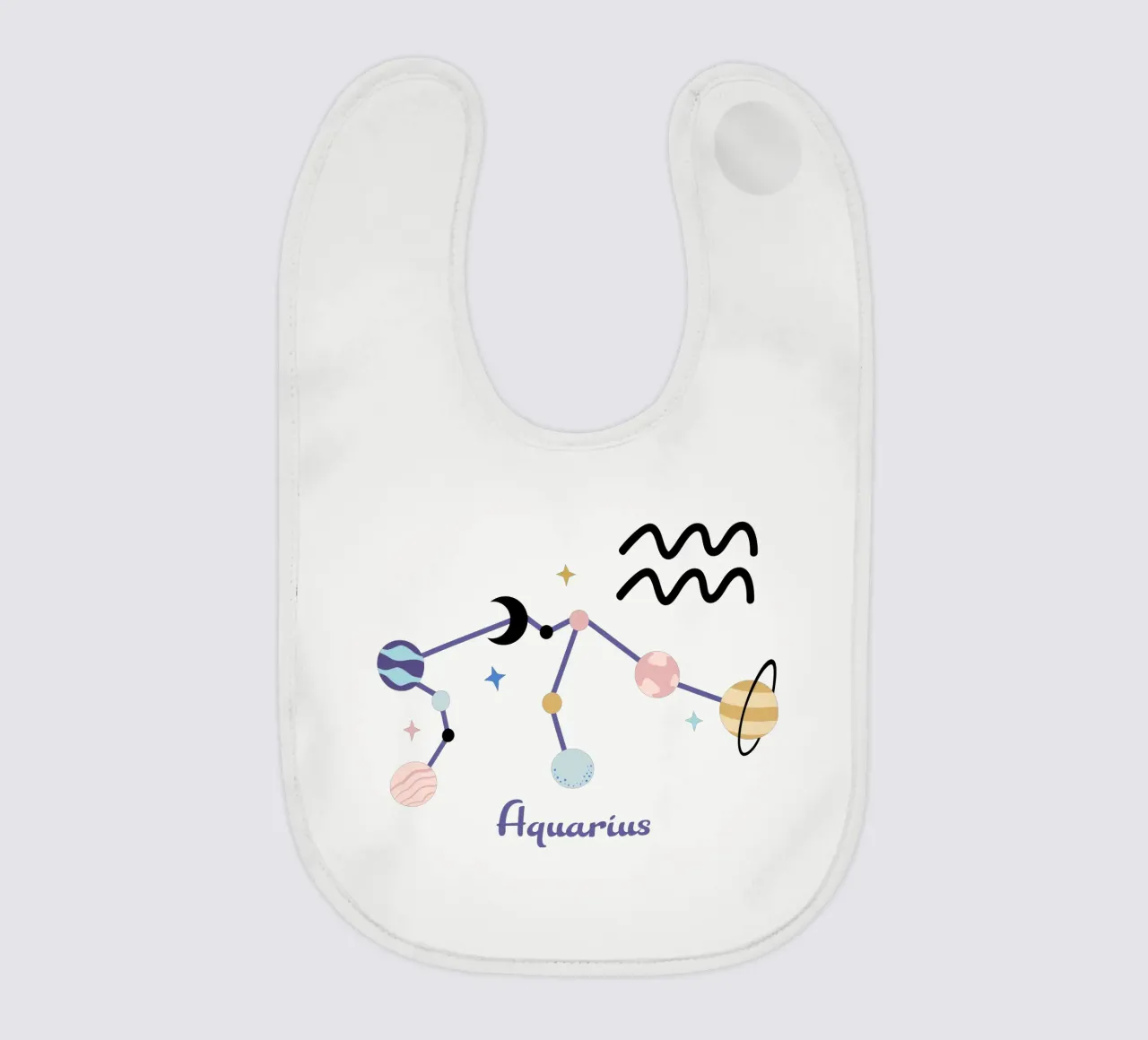 Aquarius (Without Background) bavaglino da treechild