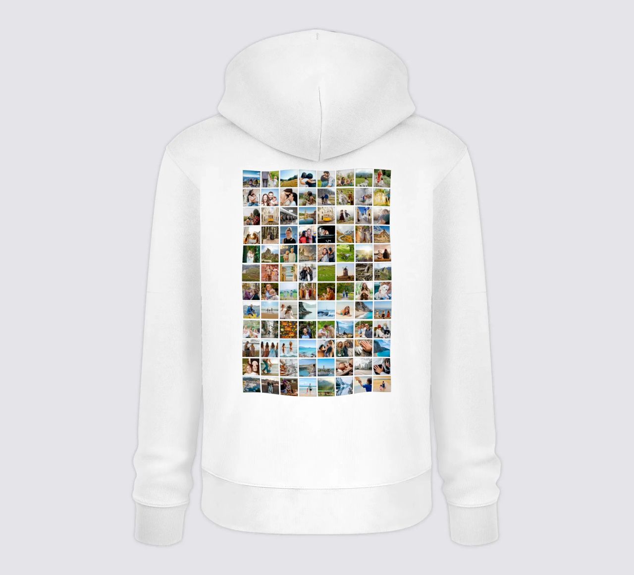 Maxi-Fotocollage • 96 Bilder • Große XXL Fotowand Hoodie von Bildschön | Fotocollagen