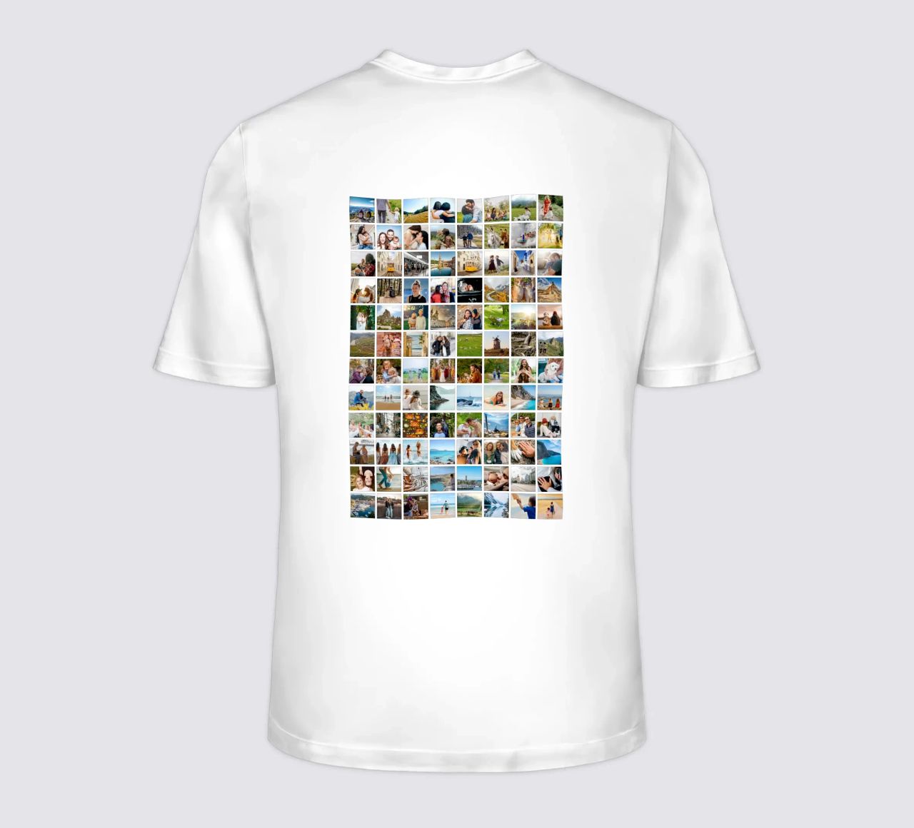 Maxi-Fotocollage • 96 Bilder • Große XXL Fotowand T-Shirt von Bildschön | Fotocollagen