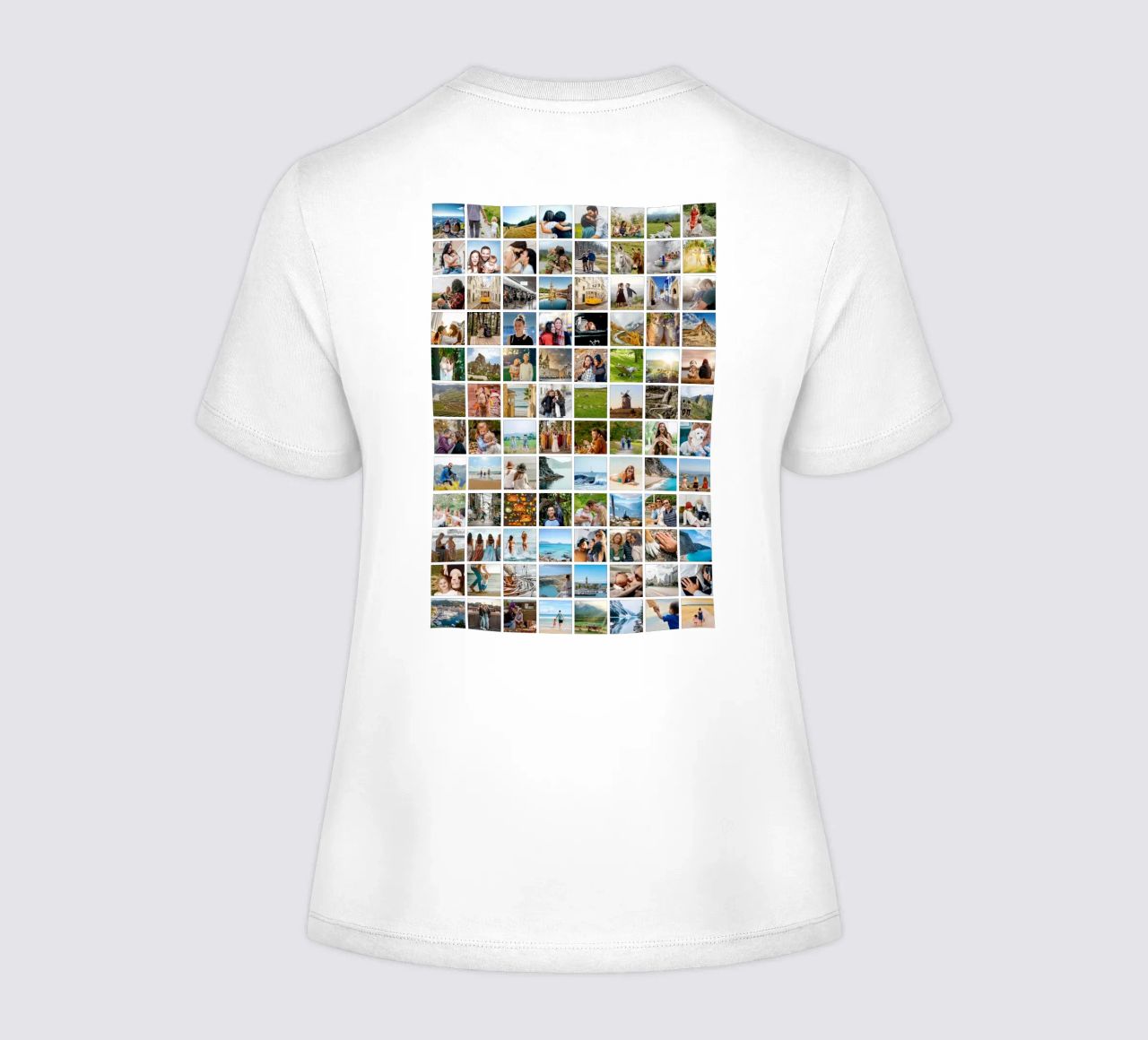 Maxi-Fotocollage • 96 Bilder • Große XXL Fotowand Frauen T-Shirt von Bildschön | Fotocollagen