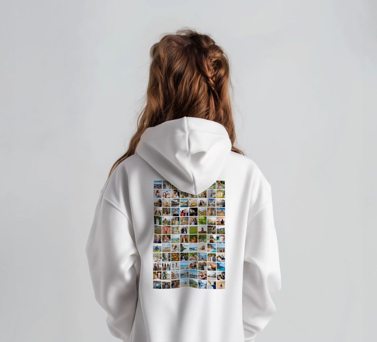 Maxi-Fotocollage • 96 Bilder • Große XXL Fotowand Kinder Hoodie von Bildschön | Fotocollagen