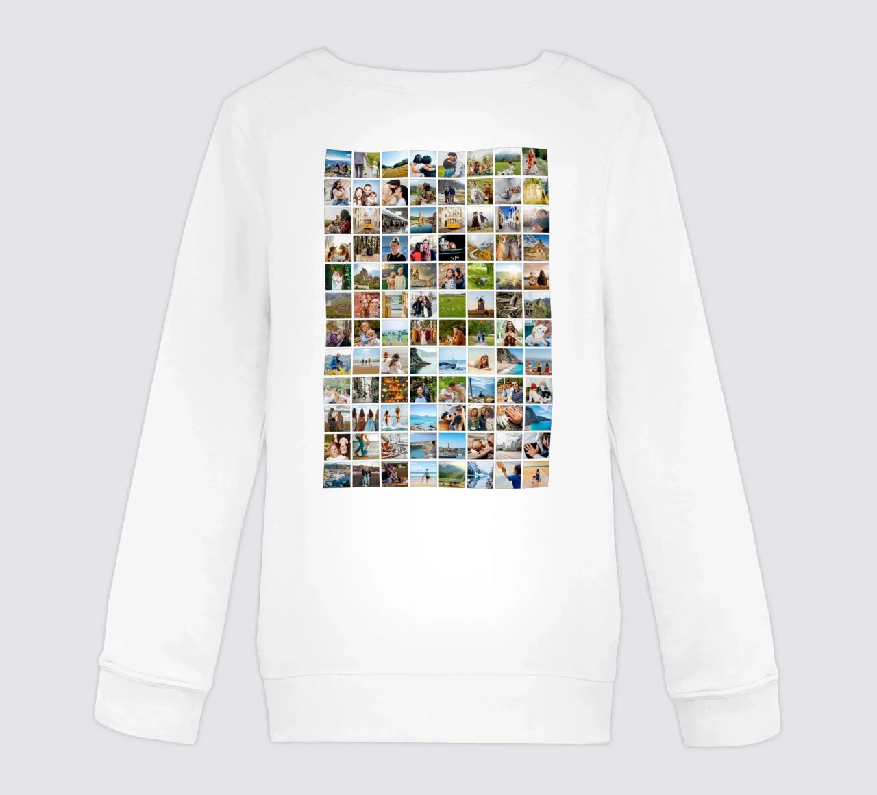 Maxi-Fotocollage • 96 Bilder • Große XXL Fotowand Kinder Sweatshirt von Bildschön | Fotocollagen