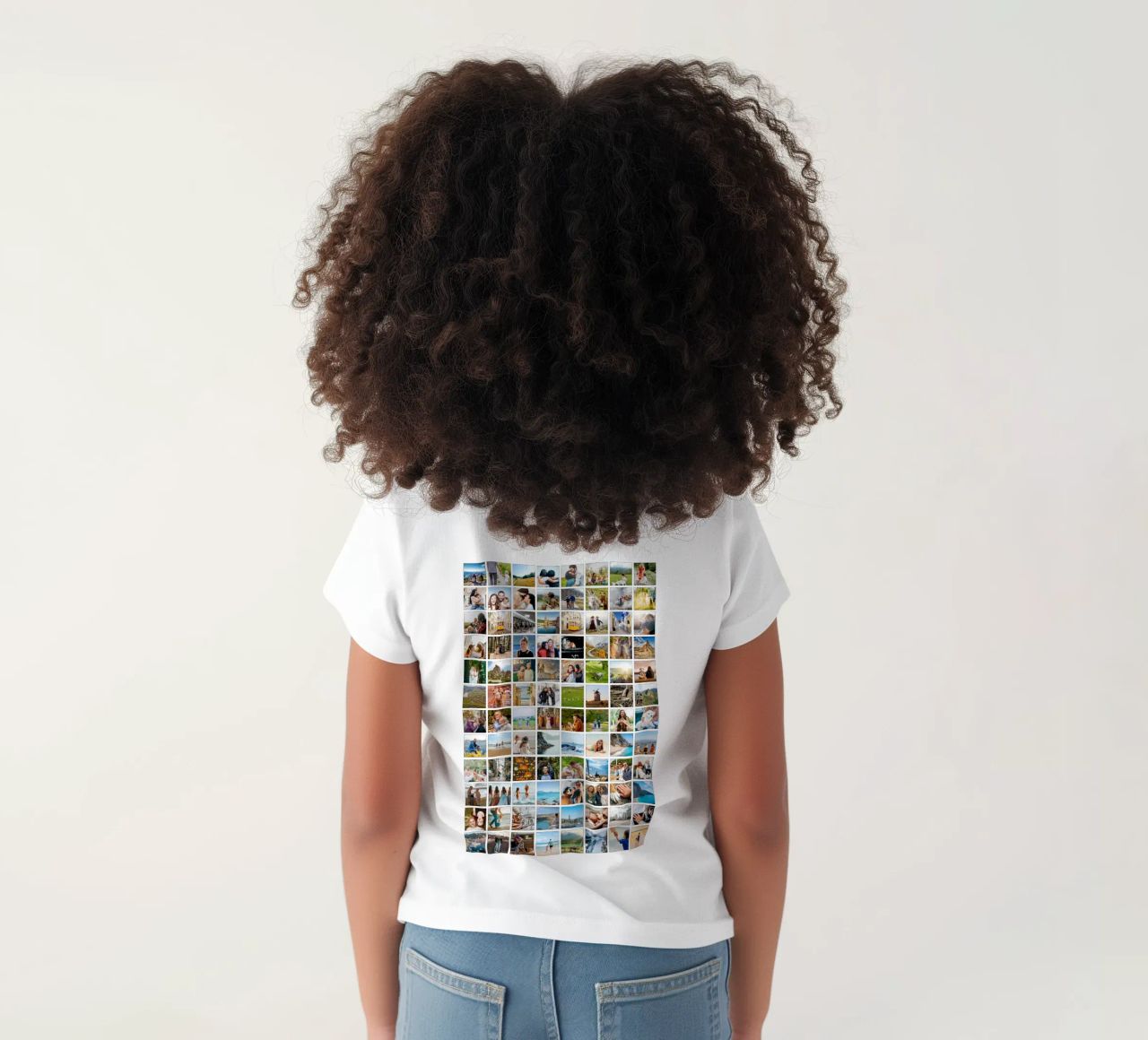 Maxi-Fotocollage • 96 Bilder • Große XXL Fotowand Kinder T-Shirt von Bildschön | Fotocollagen