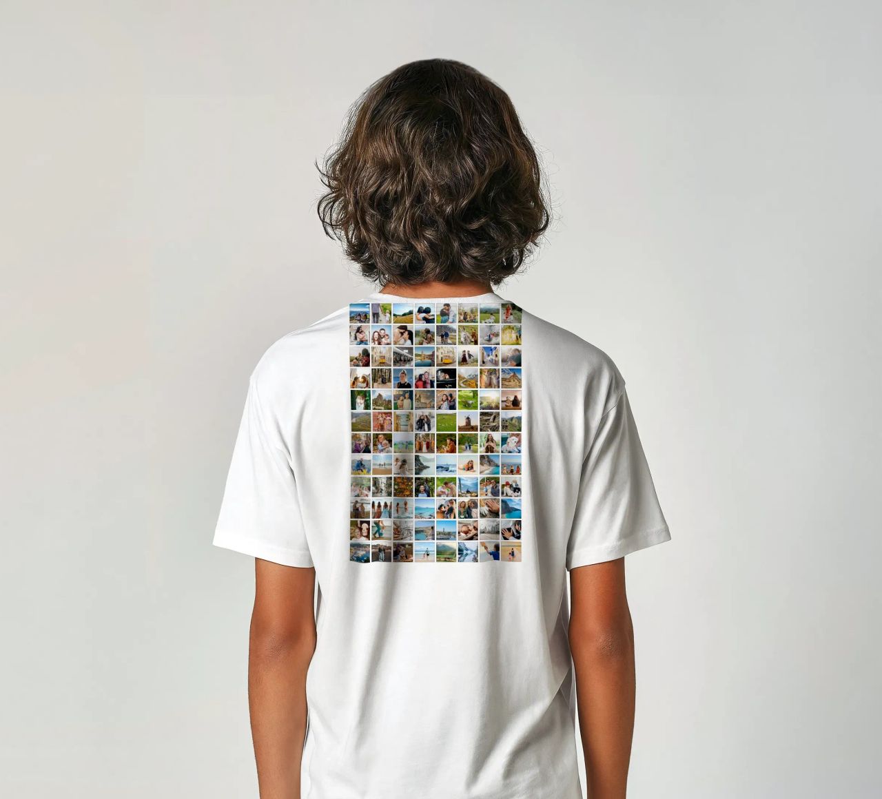 Maxi-Fotocollage • 96 Bilder • Große XXL Fotowand Kinder T-Shirt von Bildschön | Fotocollagen