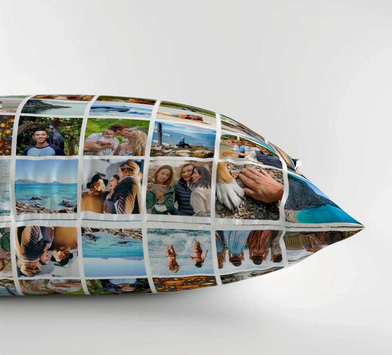 Maxi-Fotocollage • 96 Bilder • Große XXL Fotowand Kissen von Bildschön | Fotocollagen