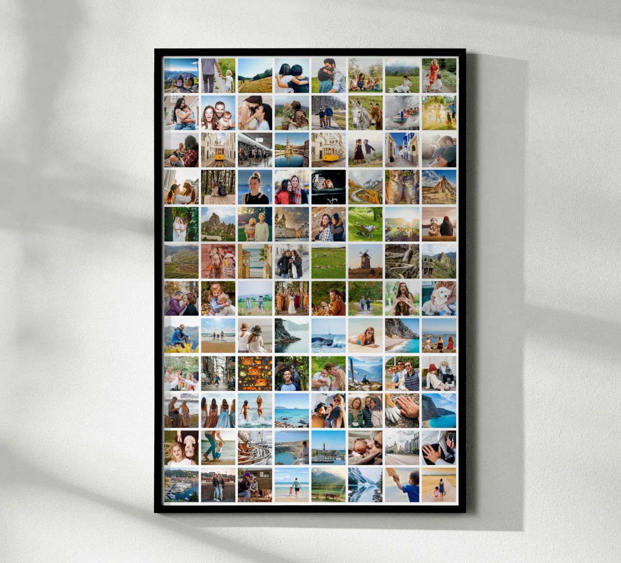 Maxi-Fotocollage • 96 Bilder • Große XXL Fotowand Hahnemühle von Bildschön | Fotocollagen