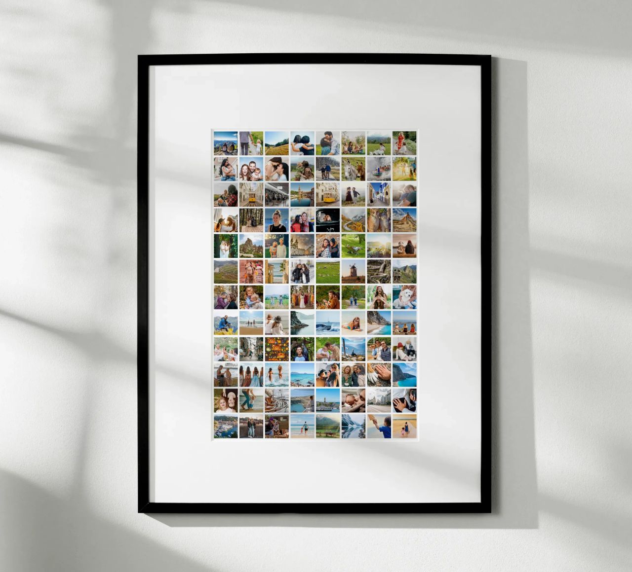 Maxi-Fotocollage • 96 Bilder • Große XXL Fotowand Hahnemühle von Bildschön | Fotocollagen