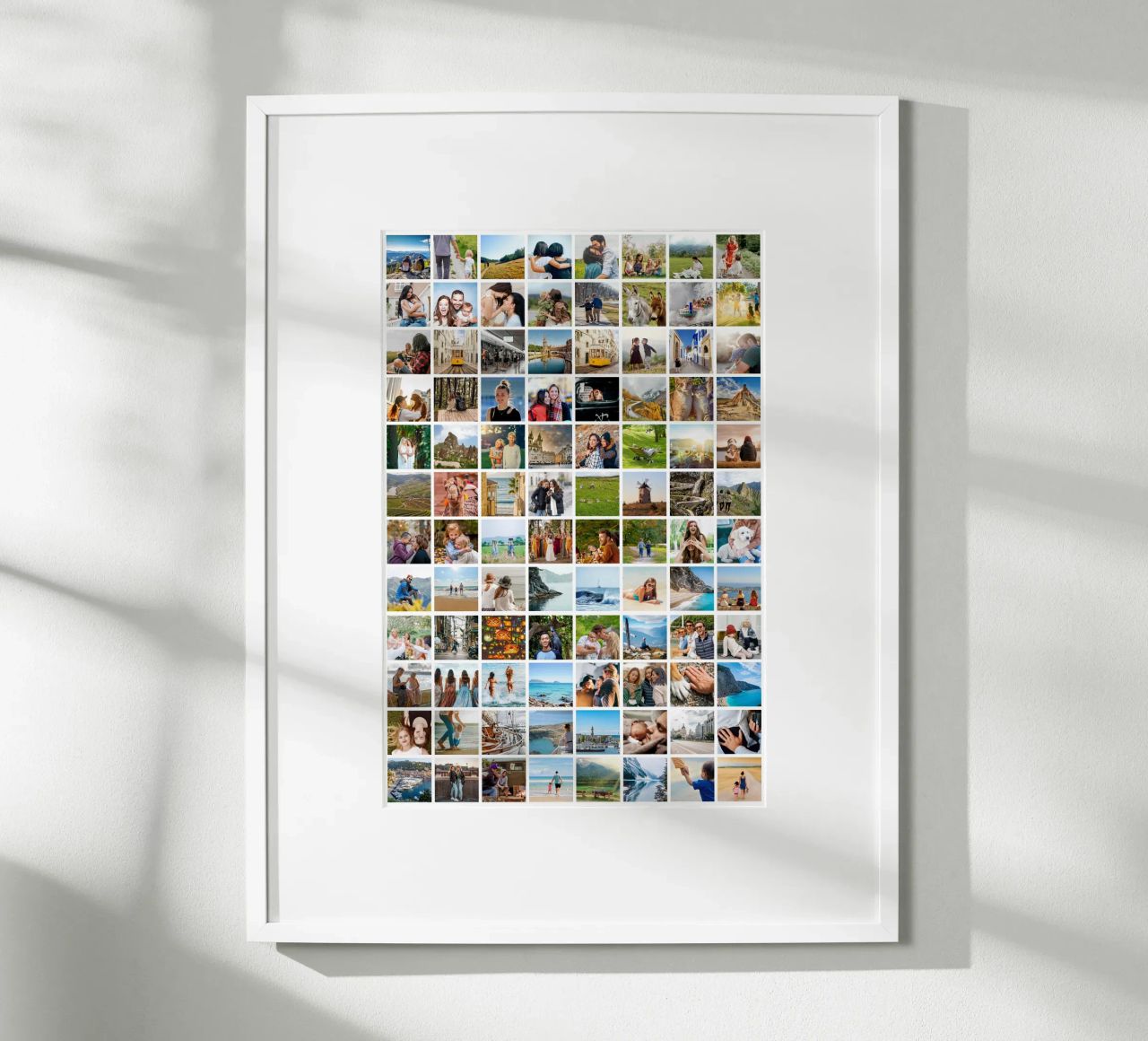 Maxi-Fotocollage • 96 Bilder • Große XXL Fotowand Hahnemühle von Bildschön | Fotocollagen