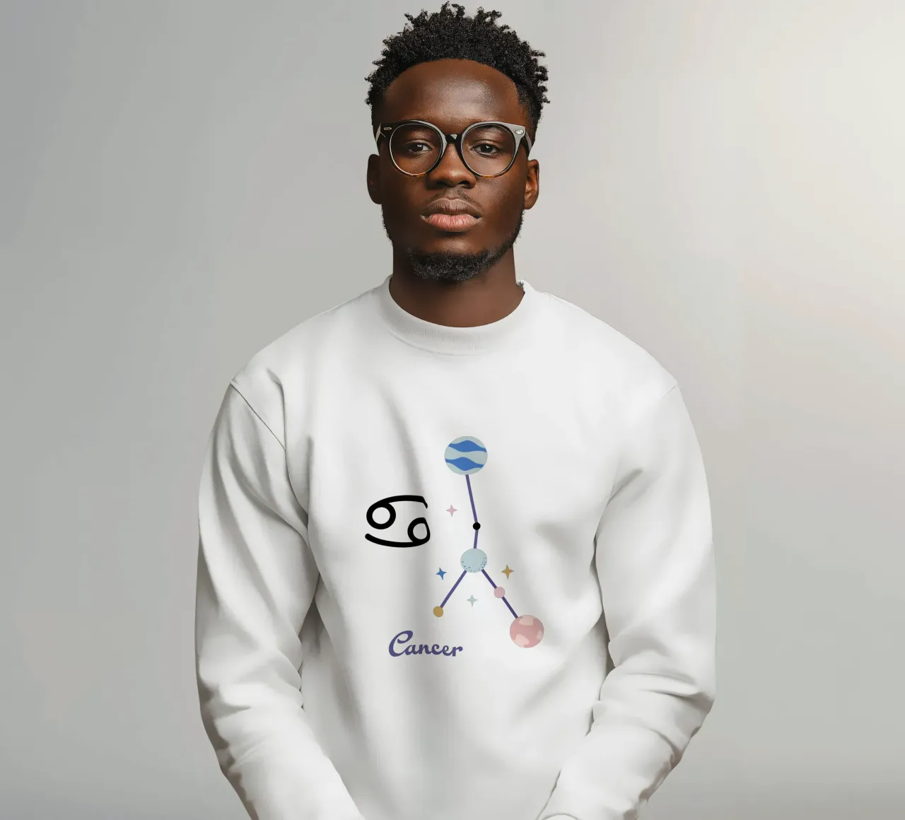 Cancer (Without Background) felpa da treechild