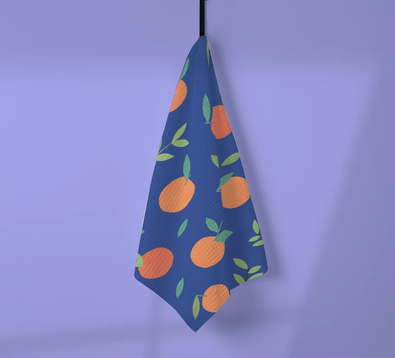 Motif Clémentines - Bleu torchon de MoonlightPrint