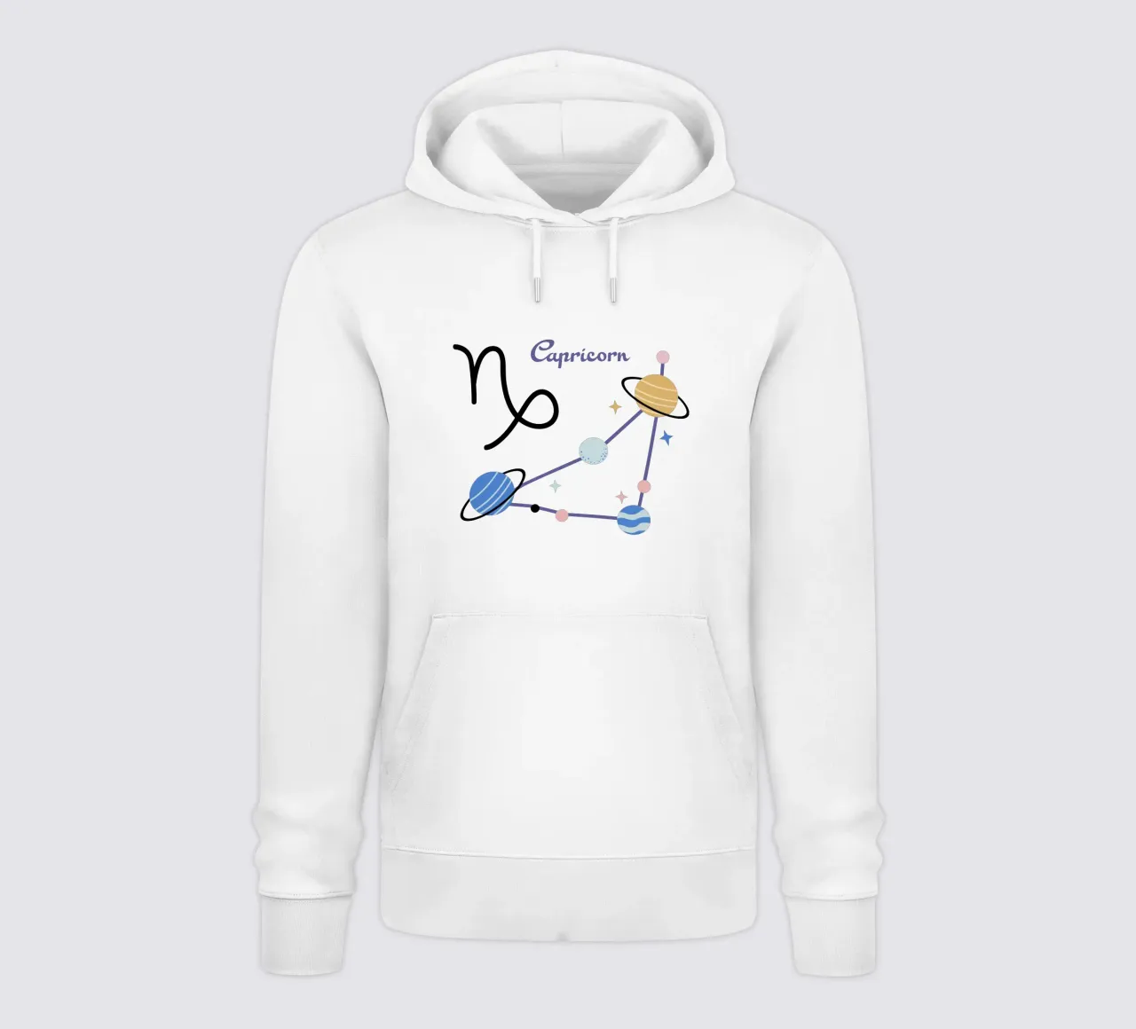 Capricorn (Without Background) felpa con cappuccio da treechild