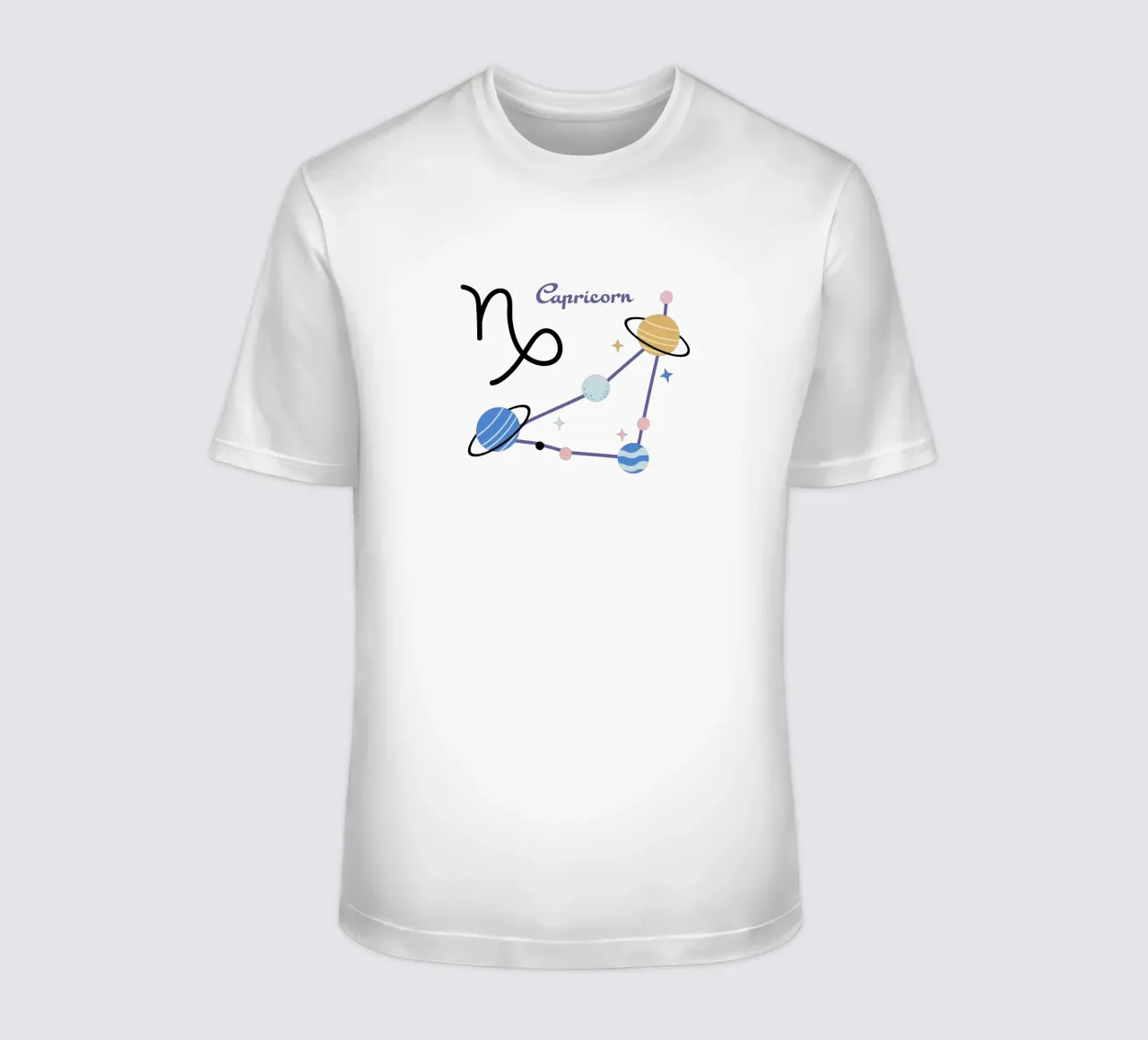 Capricorn (Without Background) t-shirt da treechild