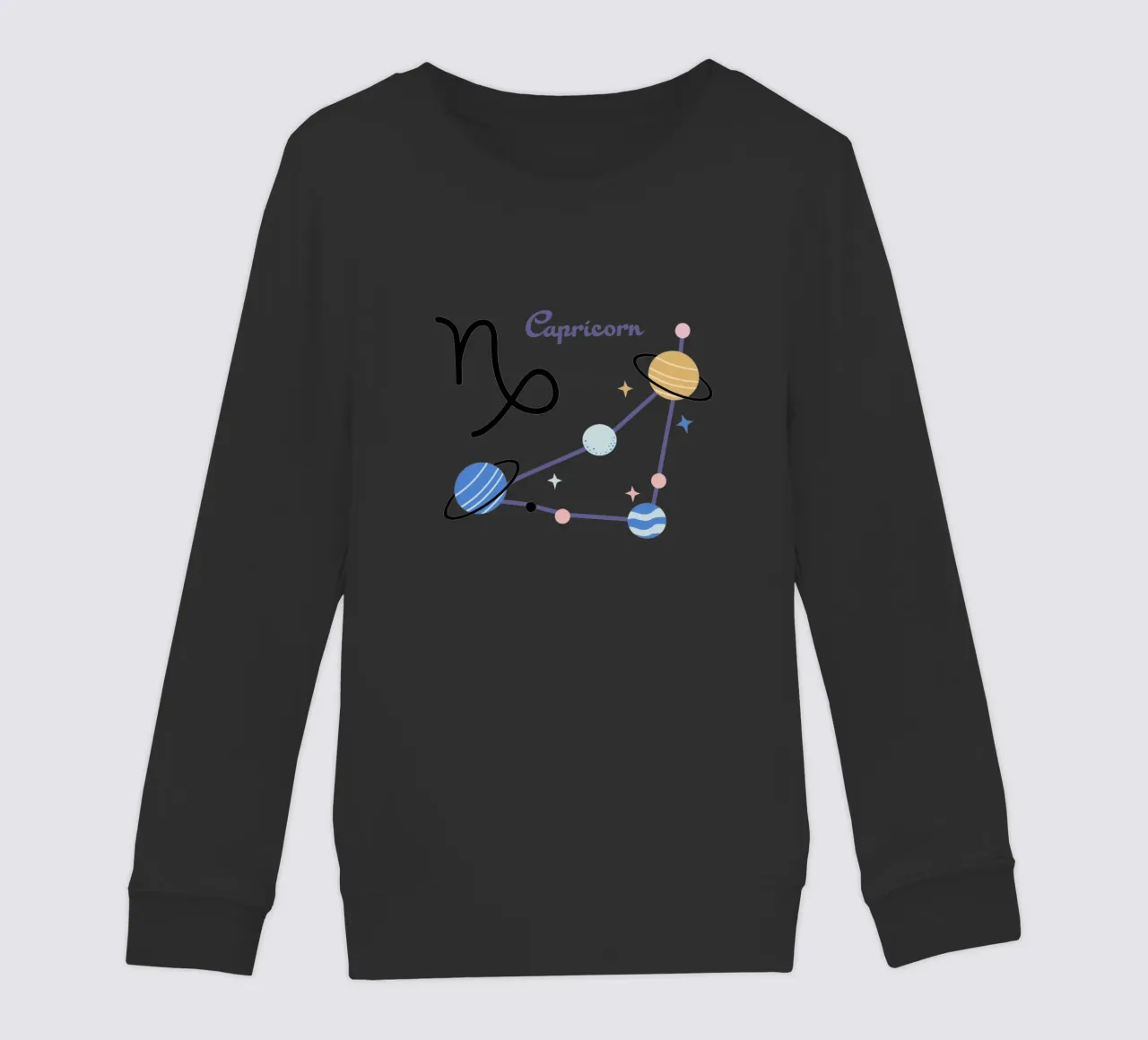 Capricorn (Without Background) felpa bambino da treechild