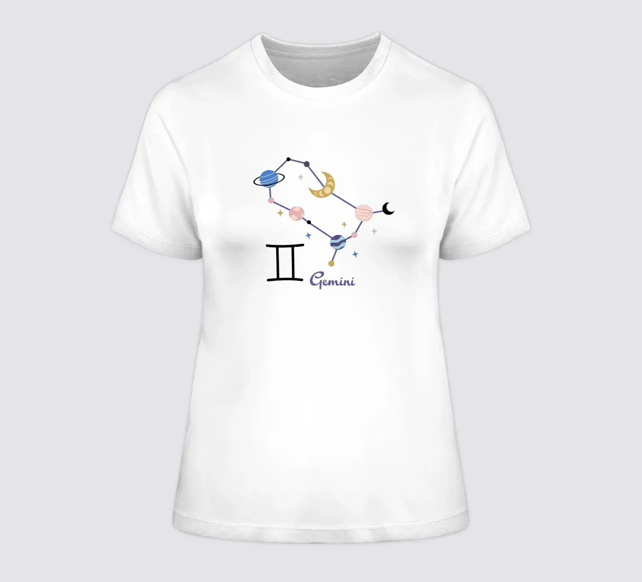 Gemini (Without Background) t-shirt da donna da treechild