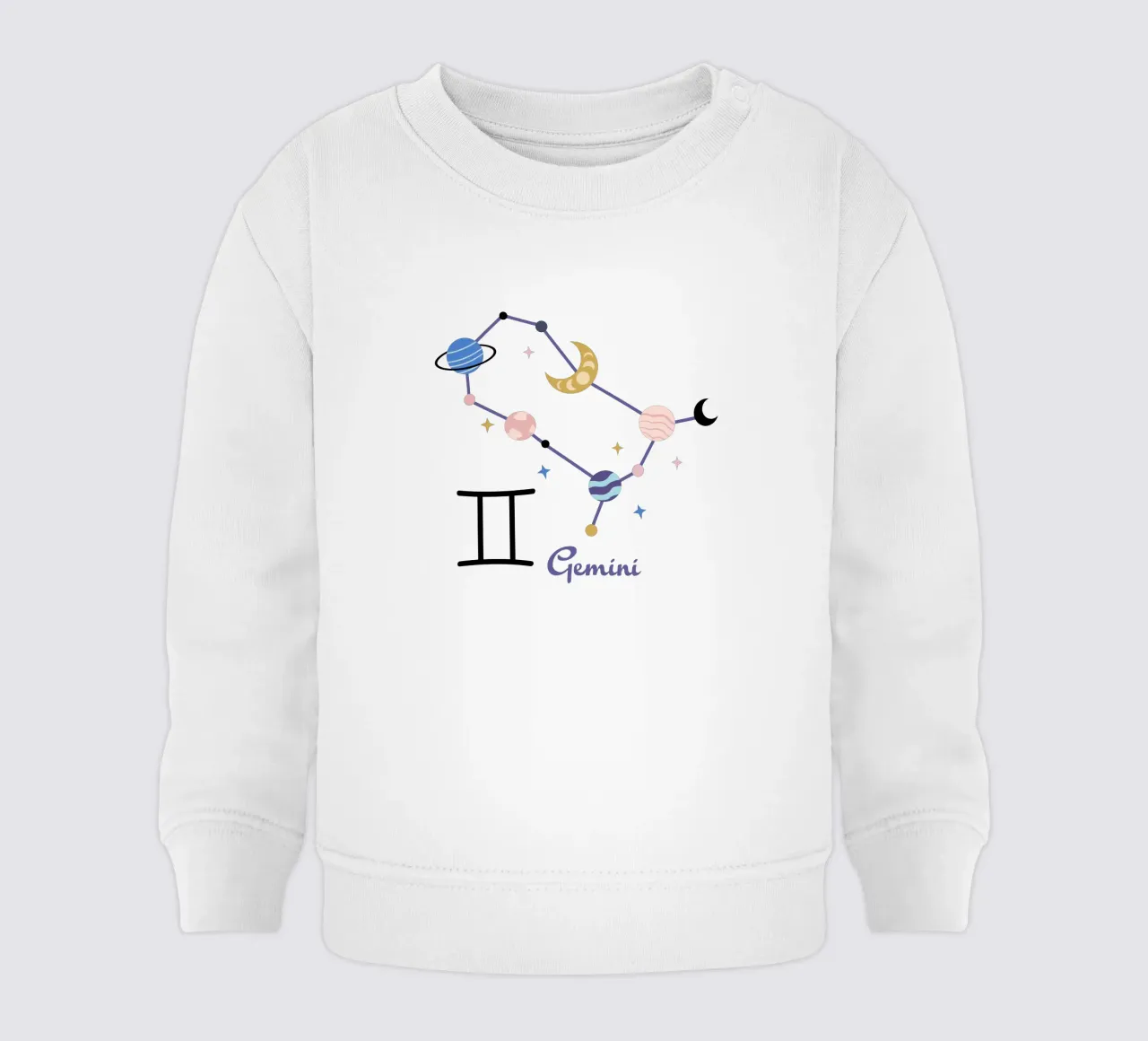 Gemini (Without Background) felpa neonato da treechild