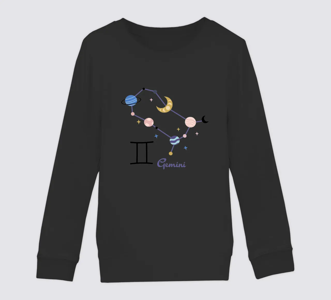 Gemini (Without Background) felpa bambino da treechild