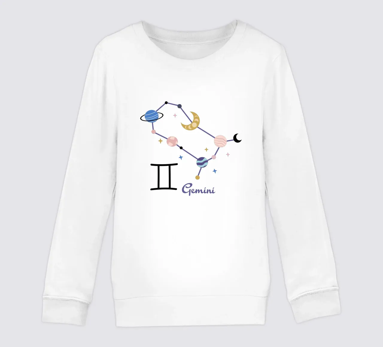 Gemini (Without Background) felpa bambino da treechild