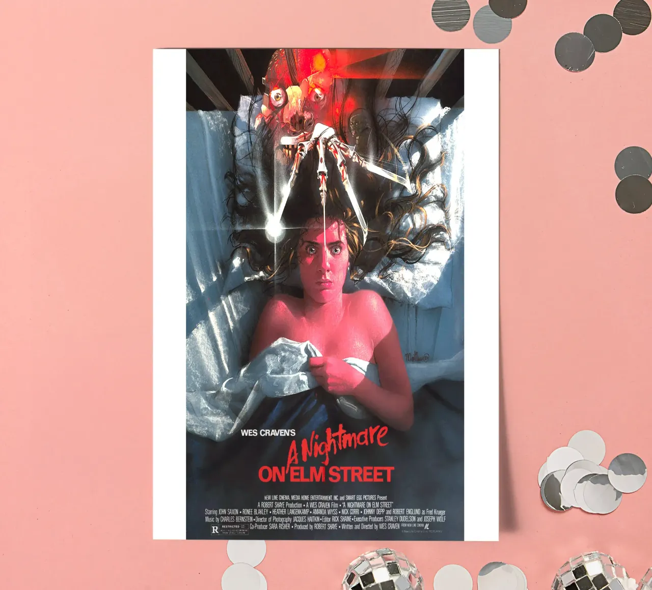 Nightmare on Elm Street sticker sheet by Attaboy Dsgn