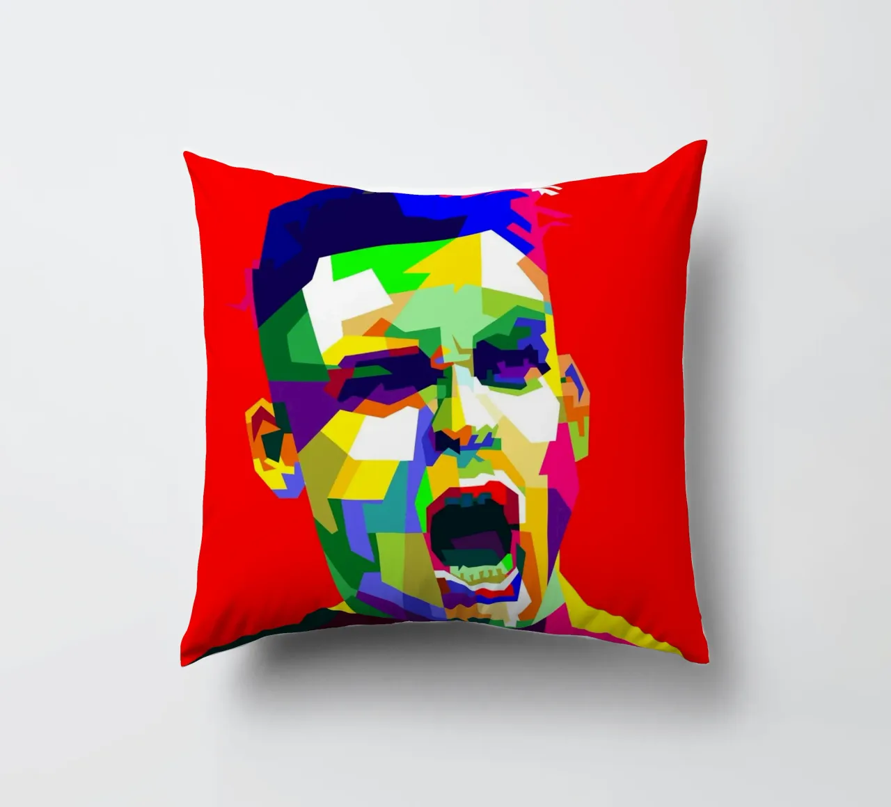 Lautaro Martinez Football WPAP Trending Now decorative cushion by Artkreator