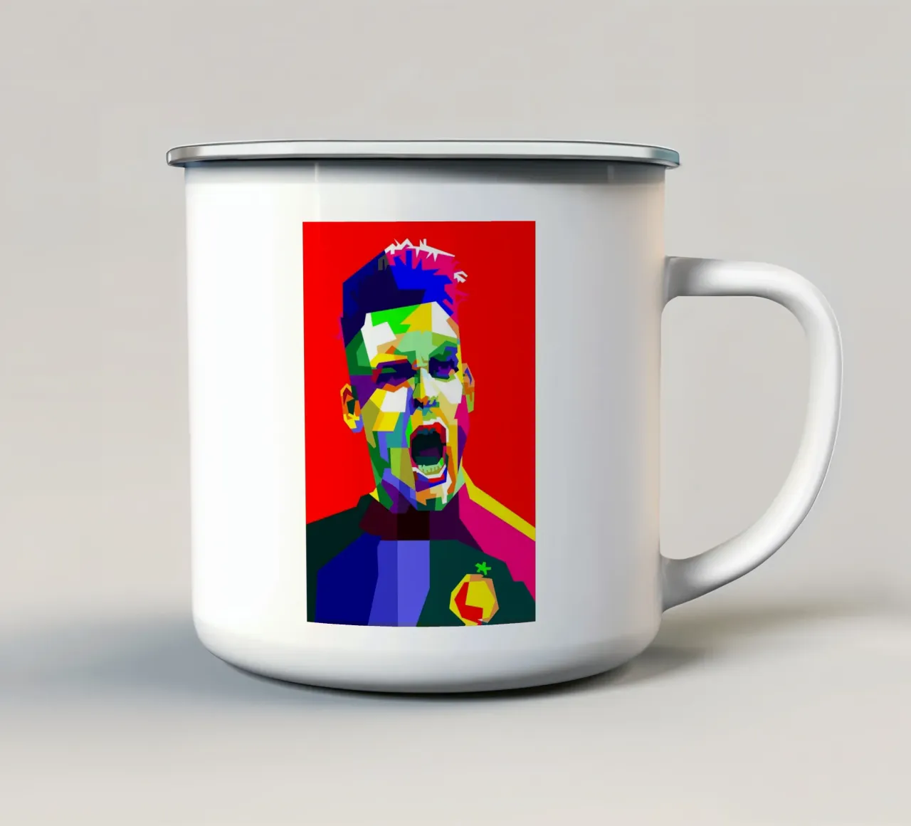 Lautaro Martinez Calcio WPAP Trending Now tazza in smalto da Artkreator