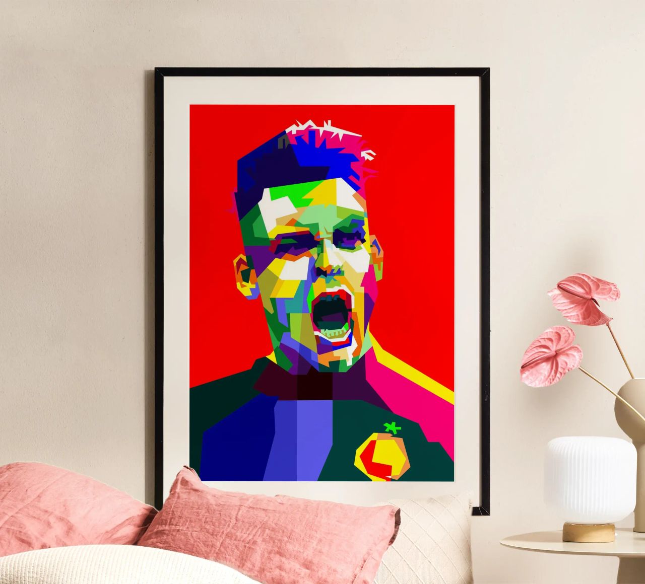 Lautaro Martinez Fútbol WPAP Trending Now poster de Artkreator