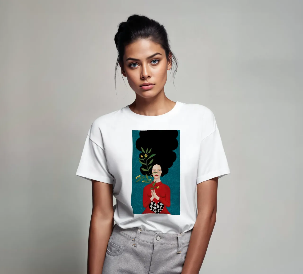 Enigma della foglia sussurrante t-shirt da Aether Brush