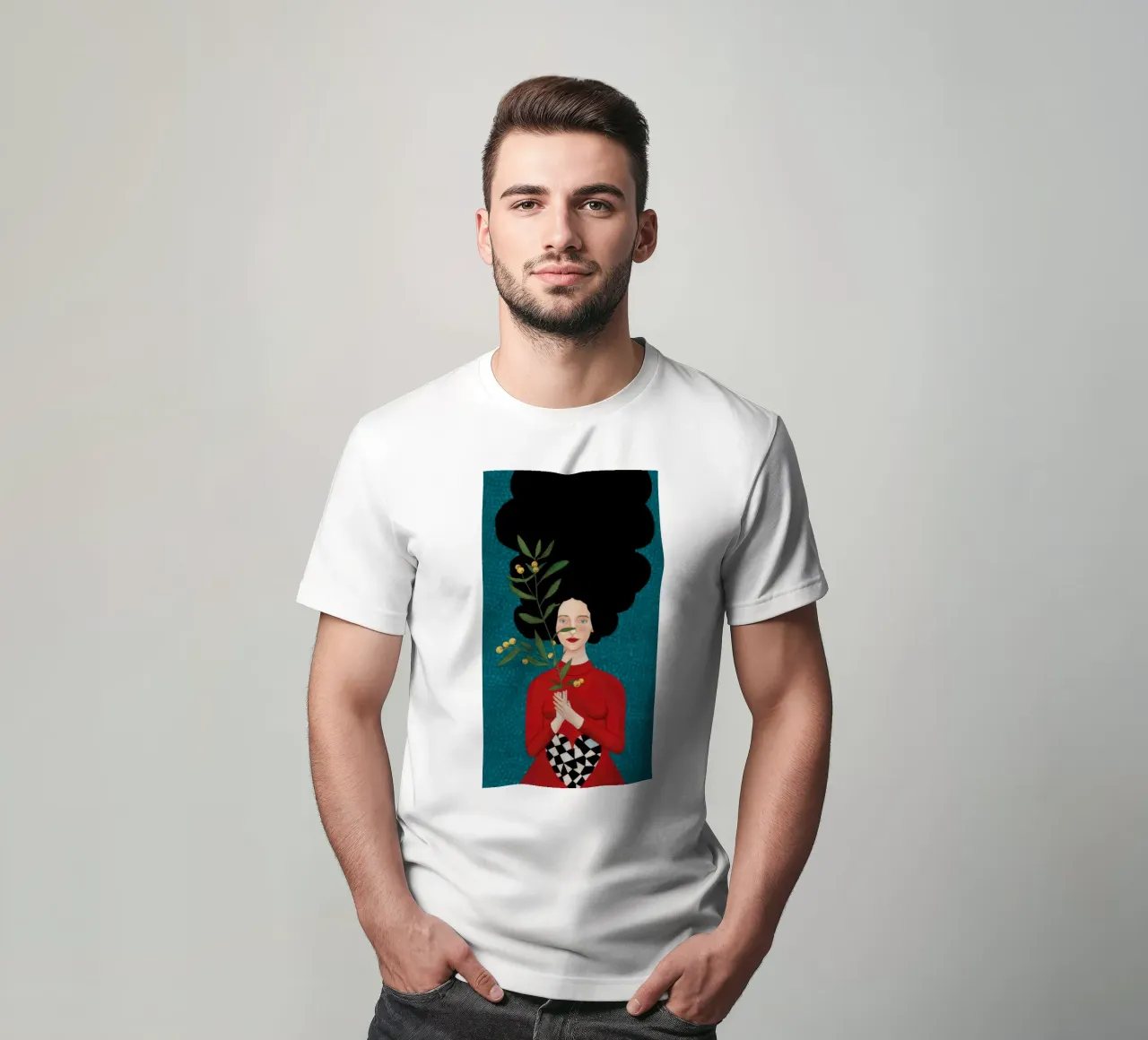 Enigma della foglia sussurrante t-shirt da Aether Brush