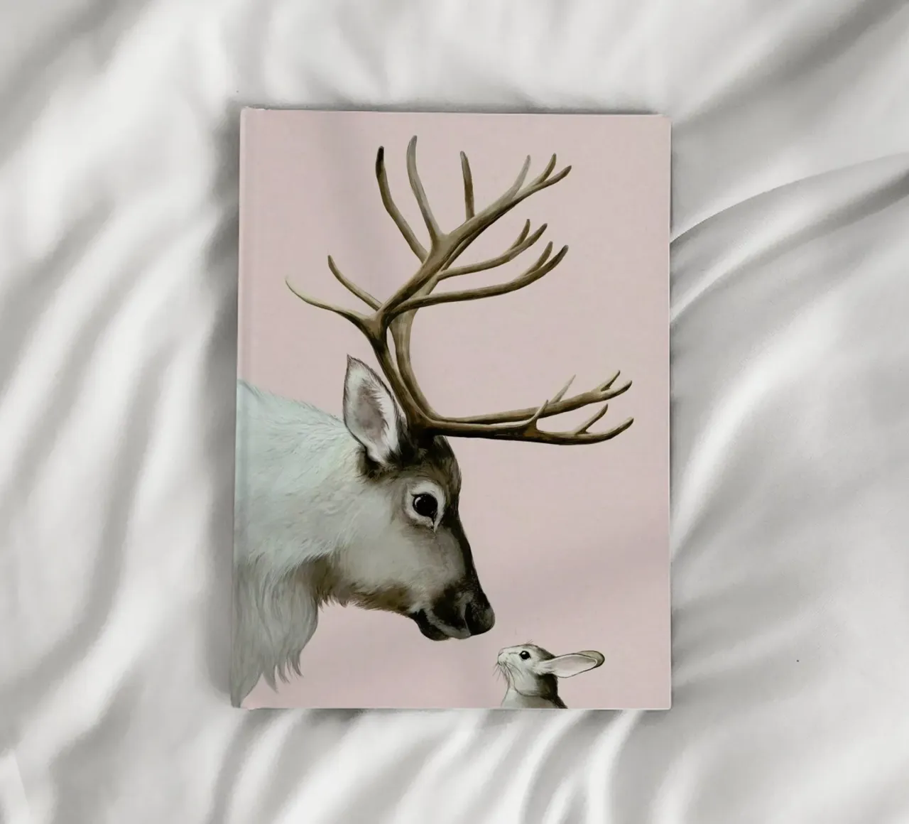 Reindeer And Rabbit notebook by Laura Graves