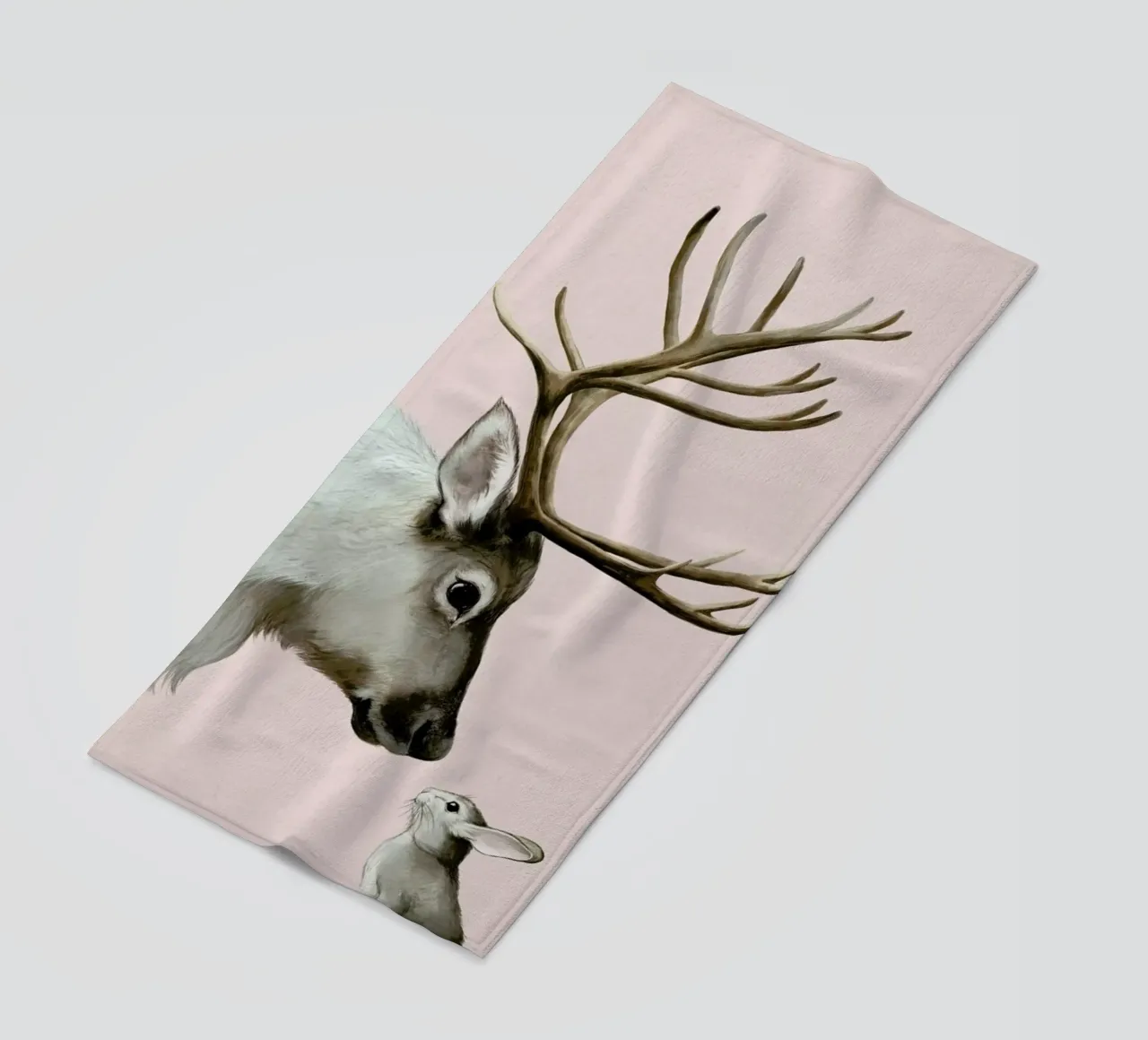 Reindeer And Rabbit telo mare da Laura Graves