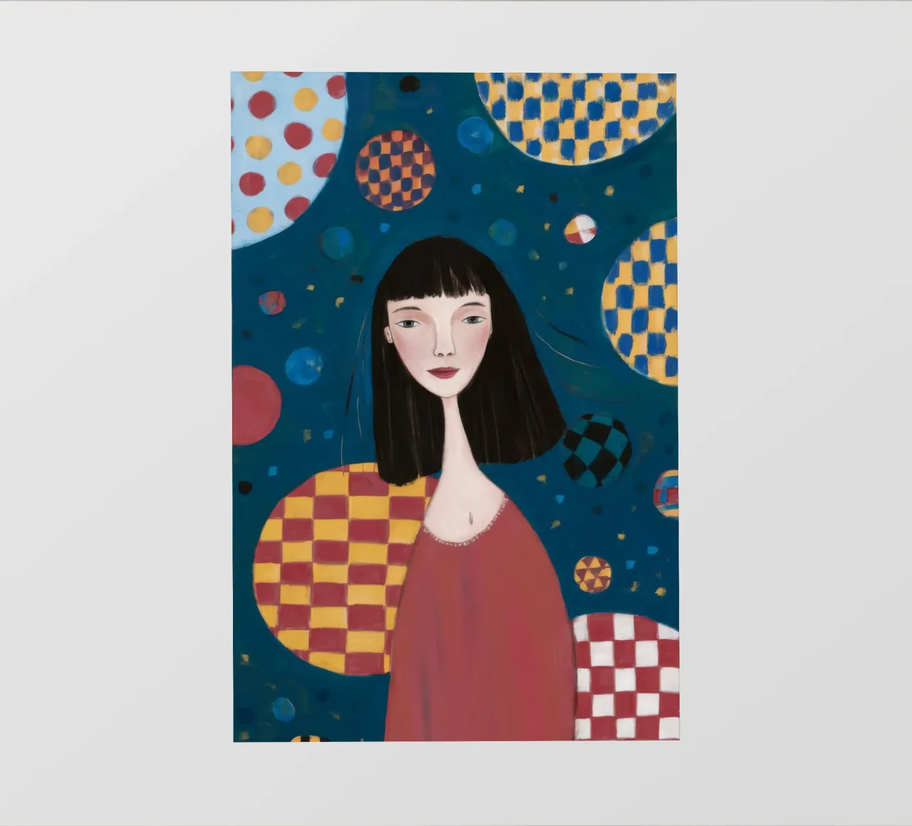 Cosmic Checker Reverie photo wallpaper by Aether Brush