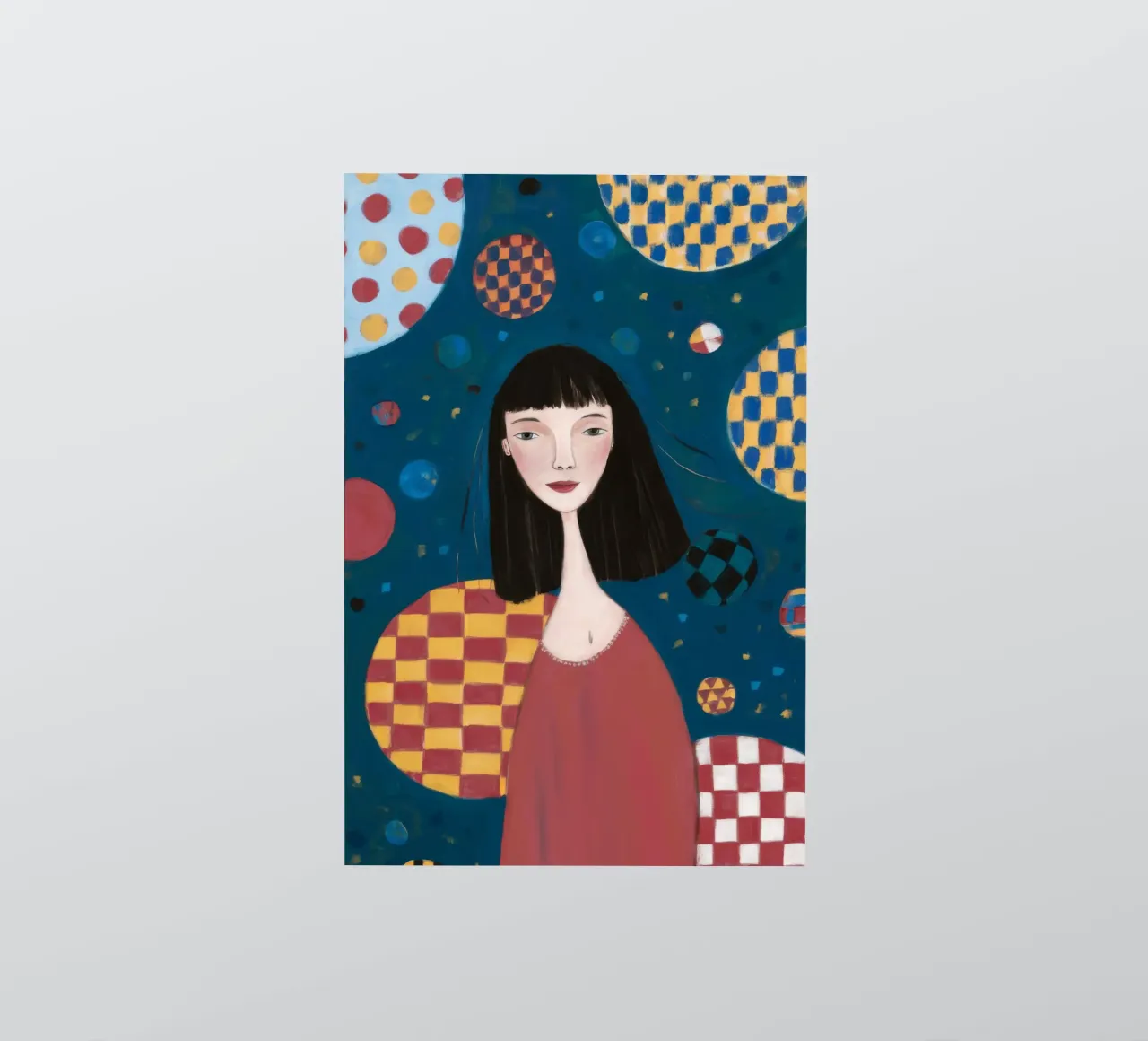 Cosmic Checker Reverie sticker by Aether Brush