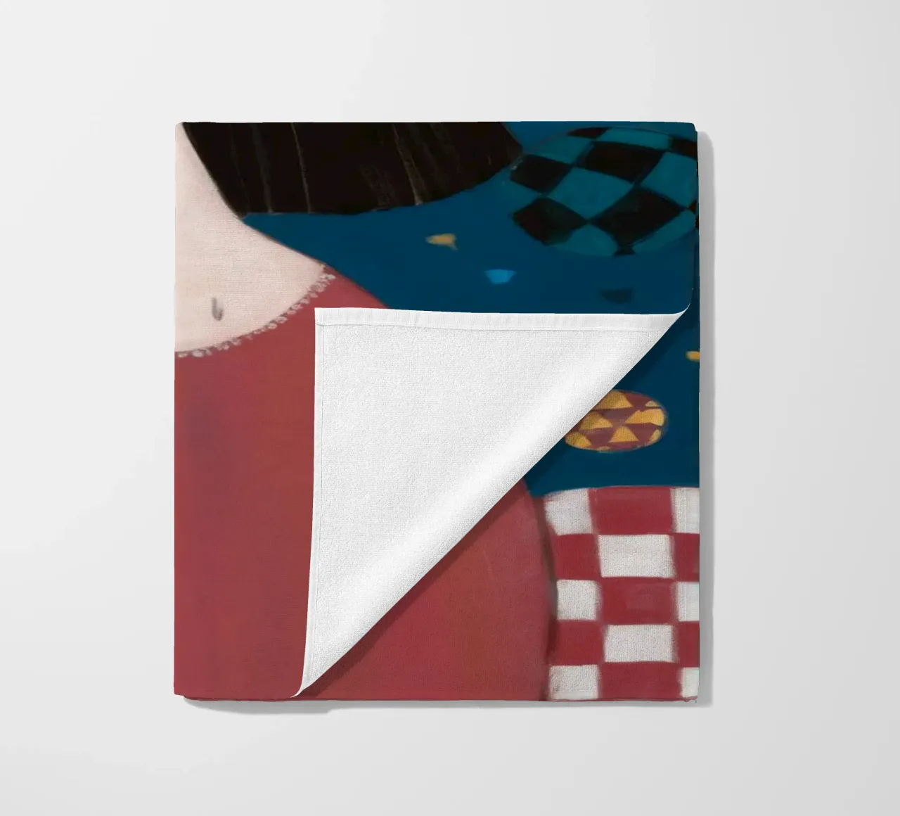 Cosmic Checker Reverie beach towel by Aether Brush