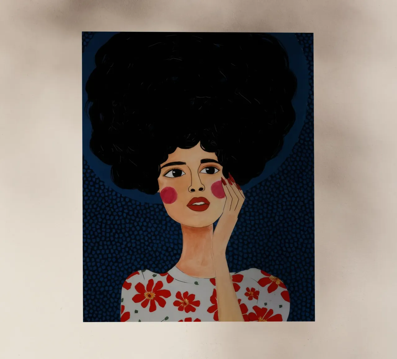 Reverie floreale afro pellicola backlit da Aether Brush