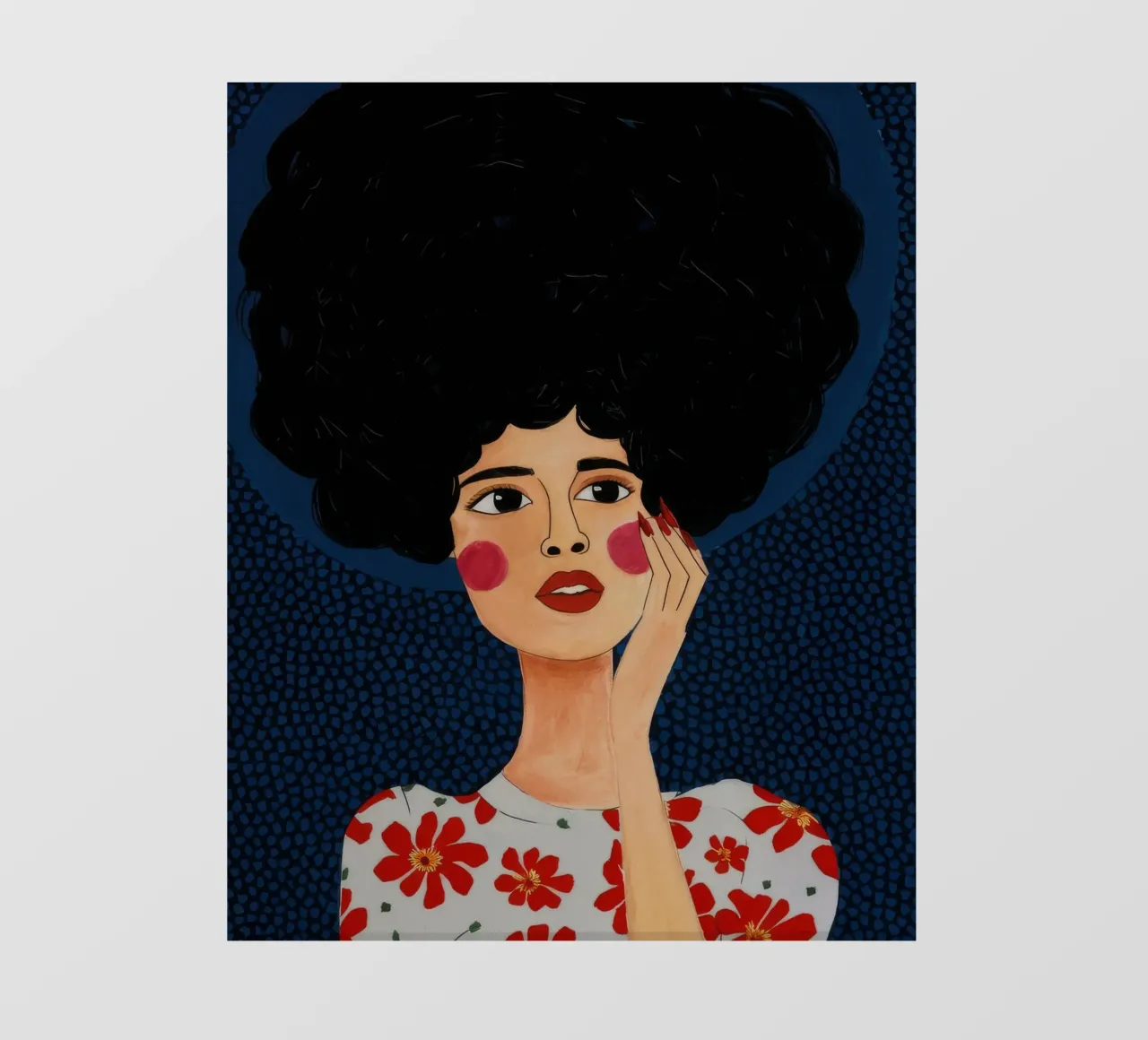 Afro Floral Reverie Fototapete von Aether Brush