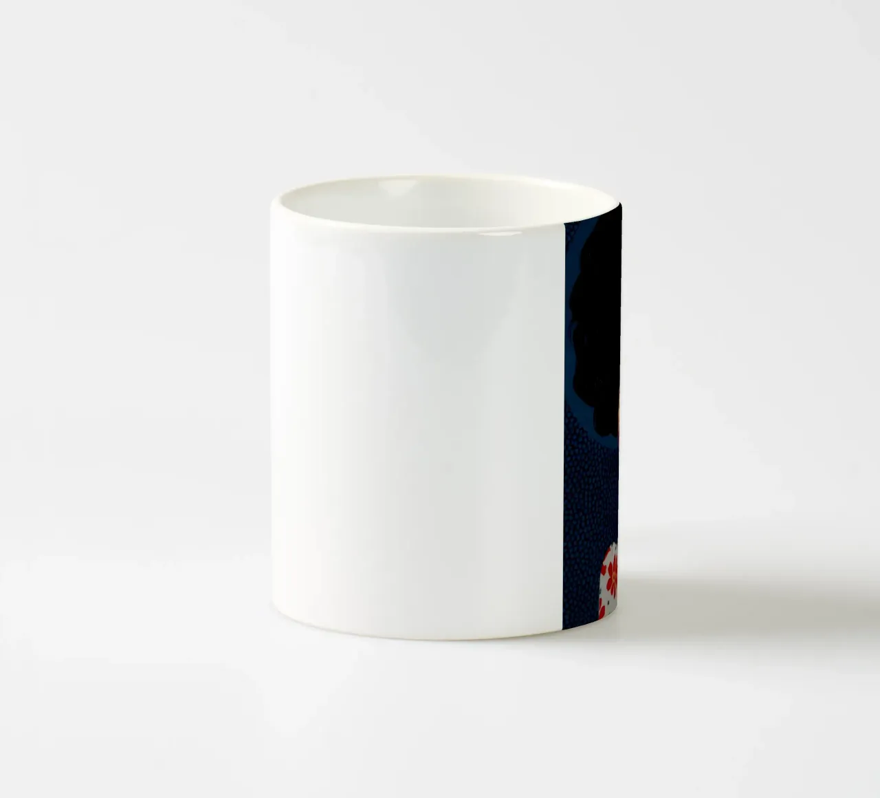 Reverie floreale afro tazza in ceramica da Aether Brush