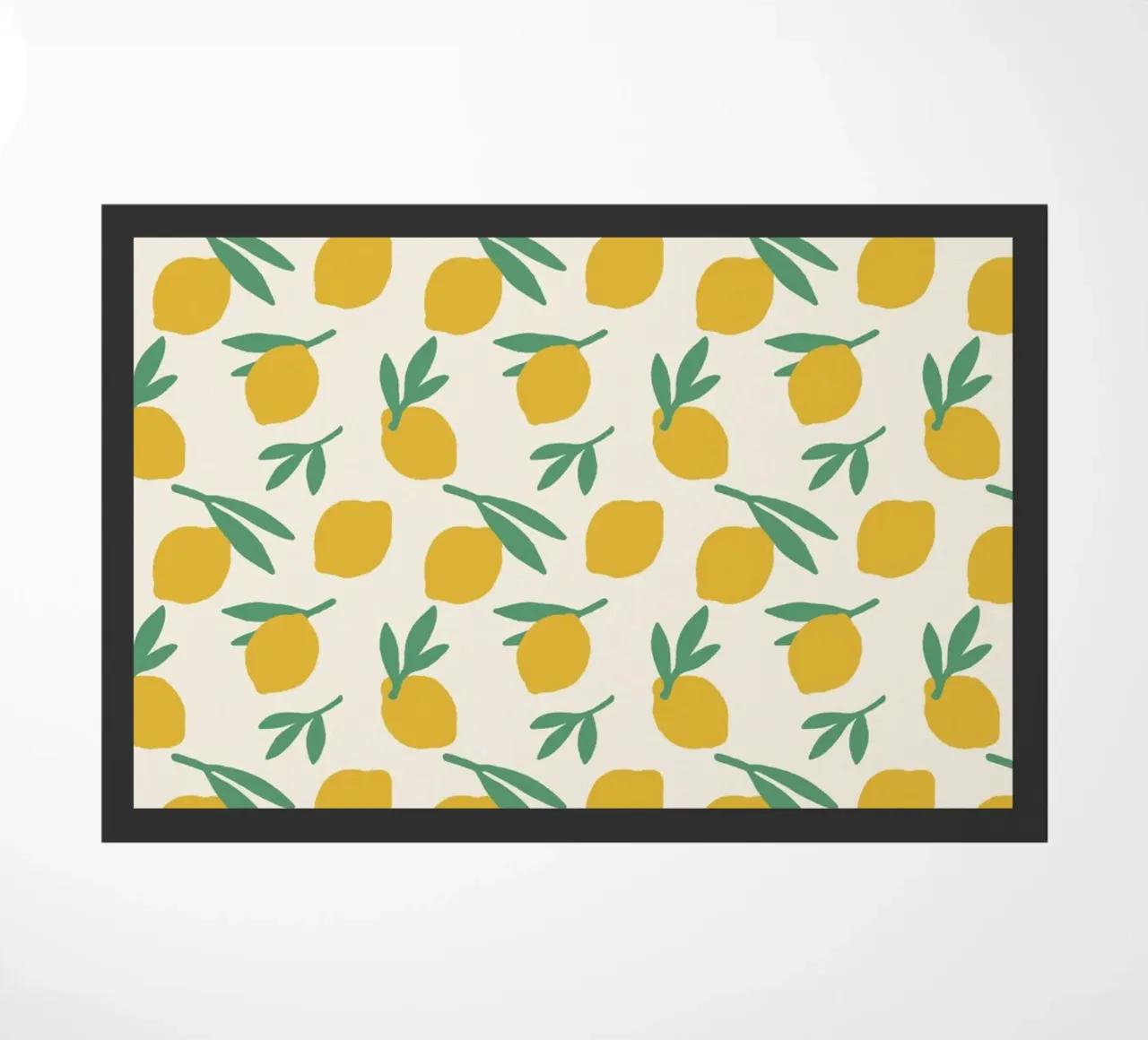 Citruspatroon deurmat van MoonlightPrint