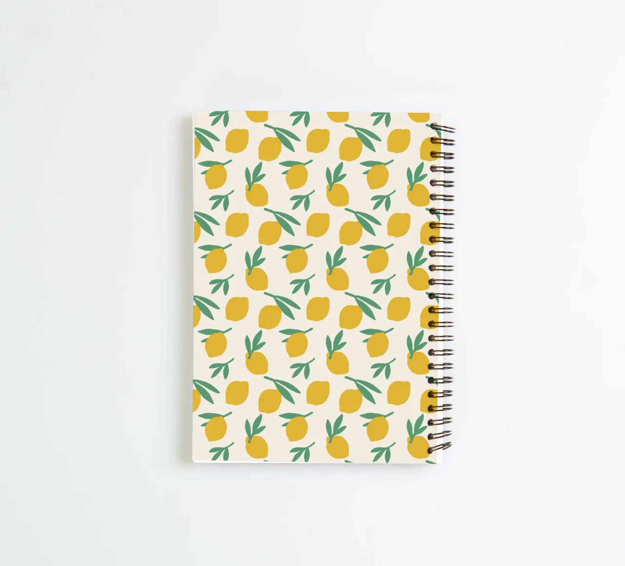 Citrus Pattern spiral notebook by MoonlightPrint
