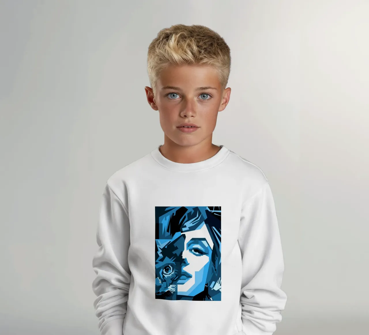 Monroe e i suoi gatti di tendenza ora felpa bambino da Artkreator