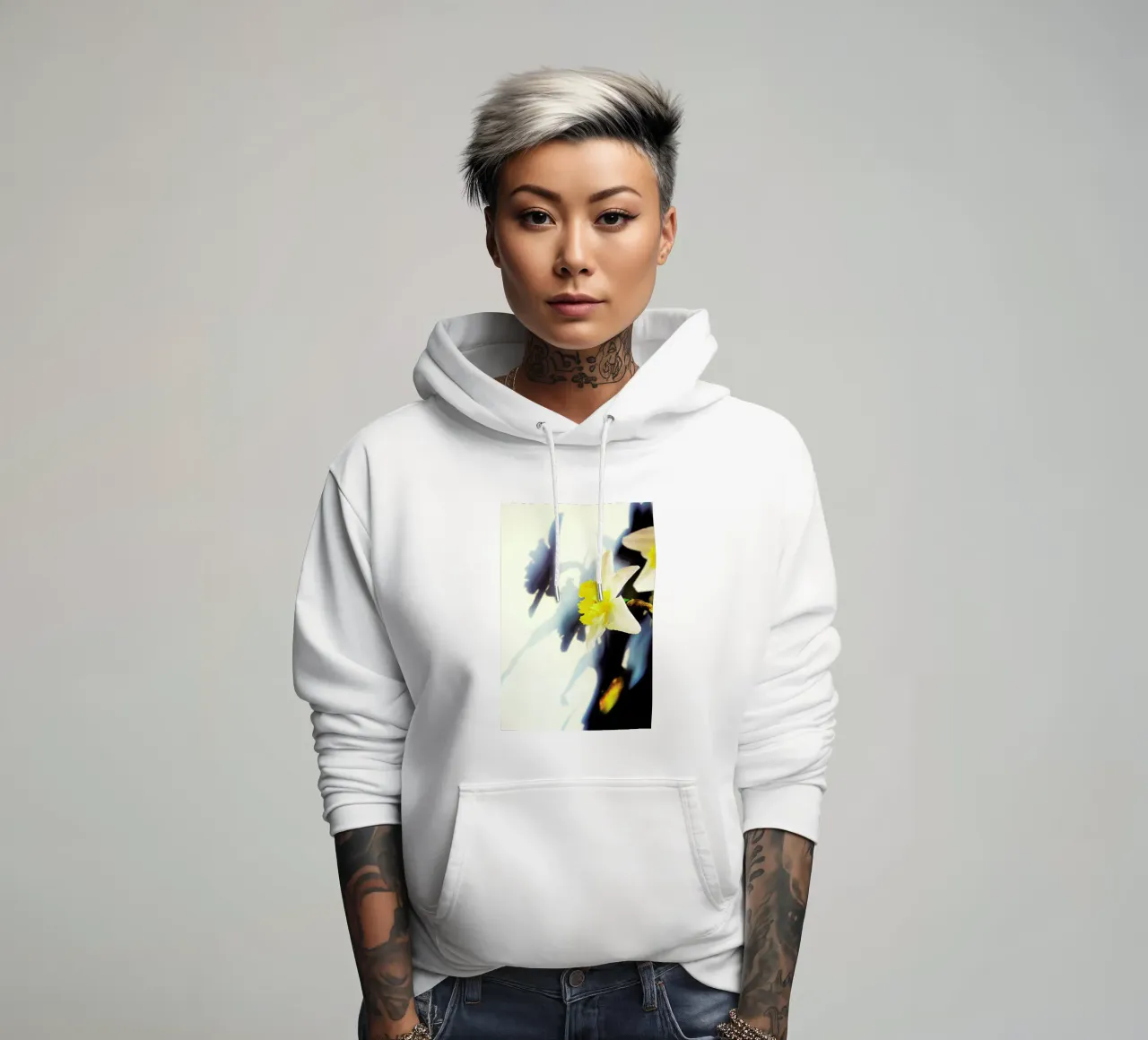 Daffodil felpa con cappuccio da Angelo Cerantola